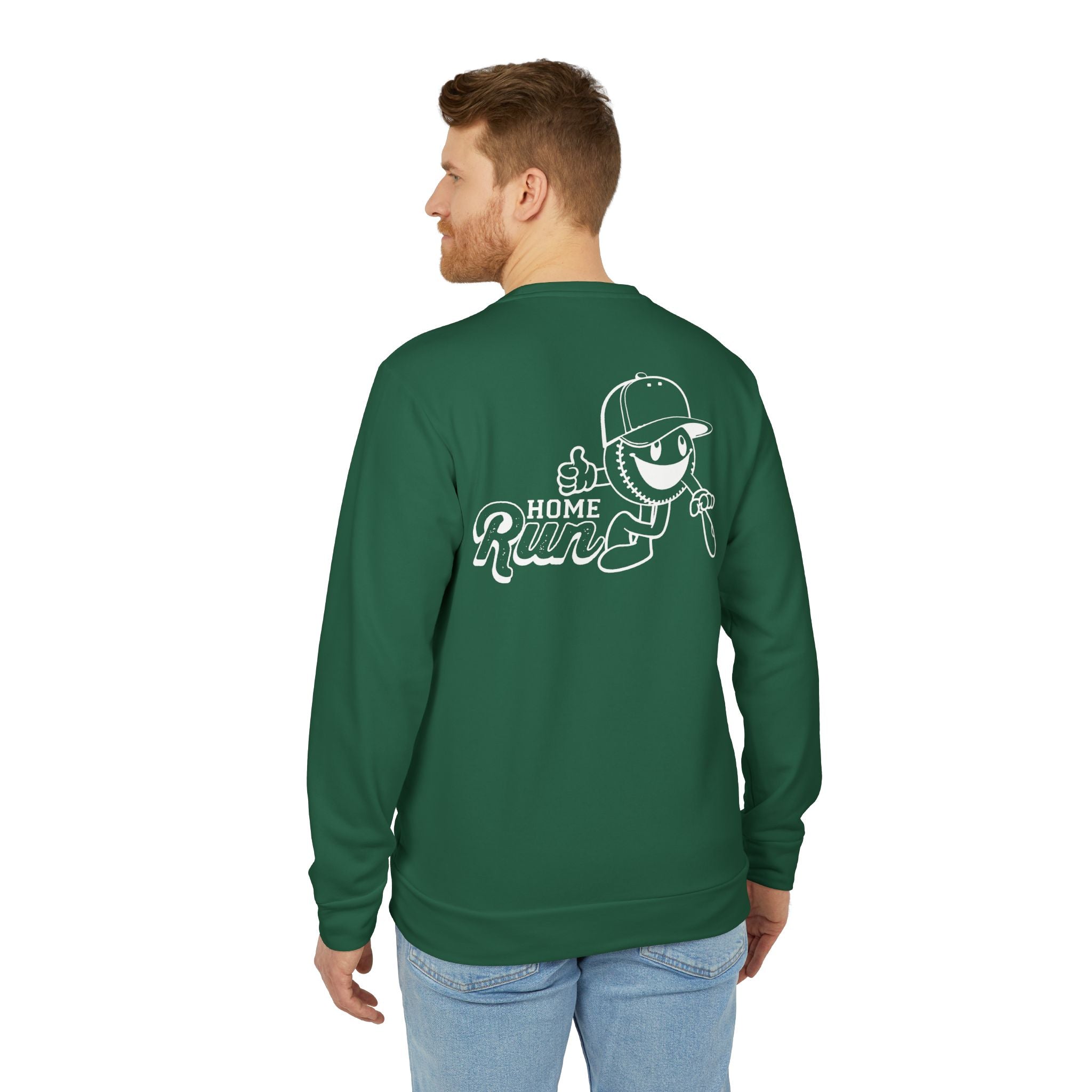 adidas Baseball Home Run Back Print Unisex Sweatshirt