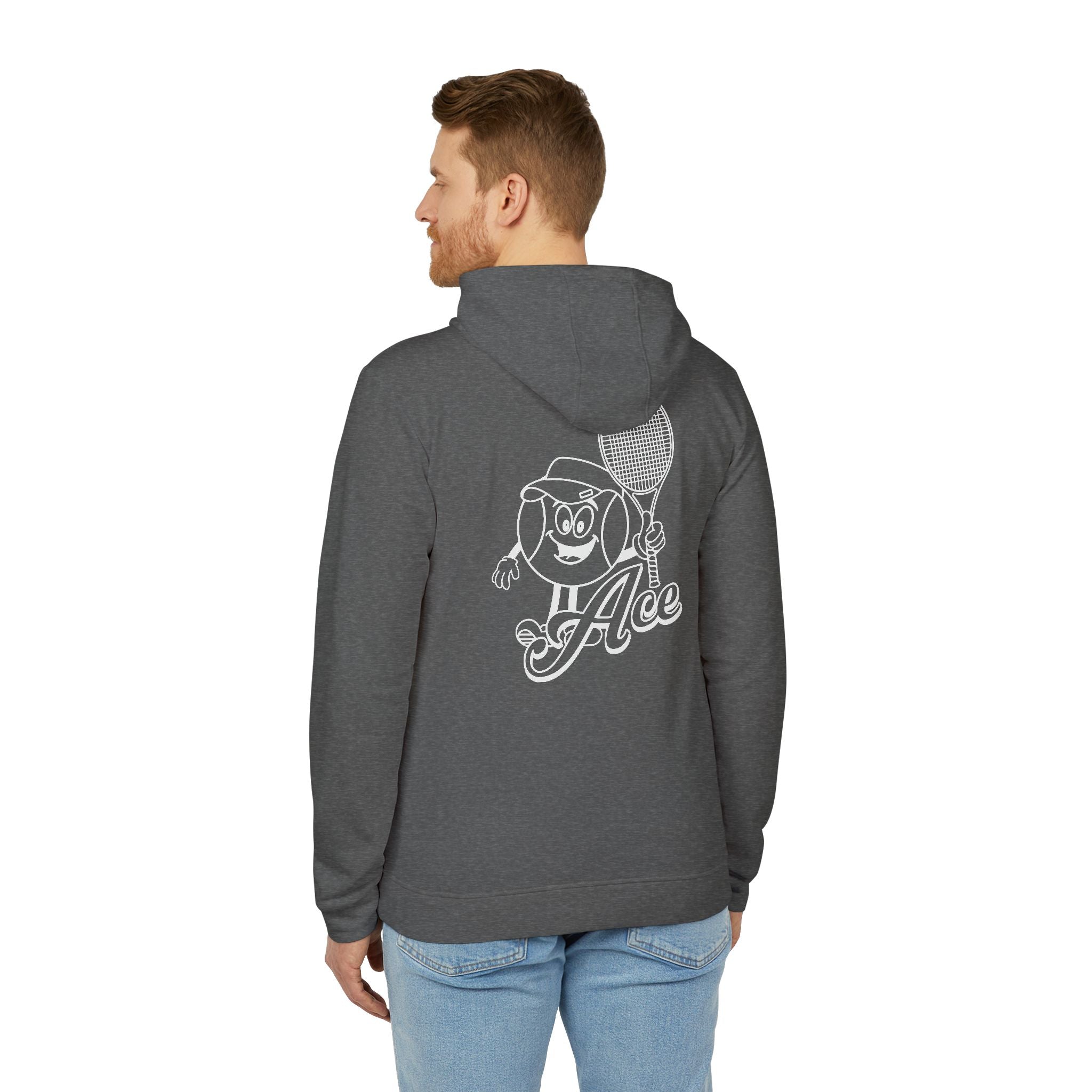 adidas Tennis Ace Back Print Unisex Hoodie