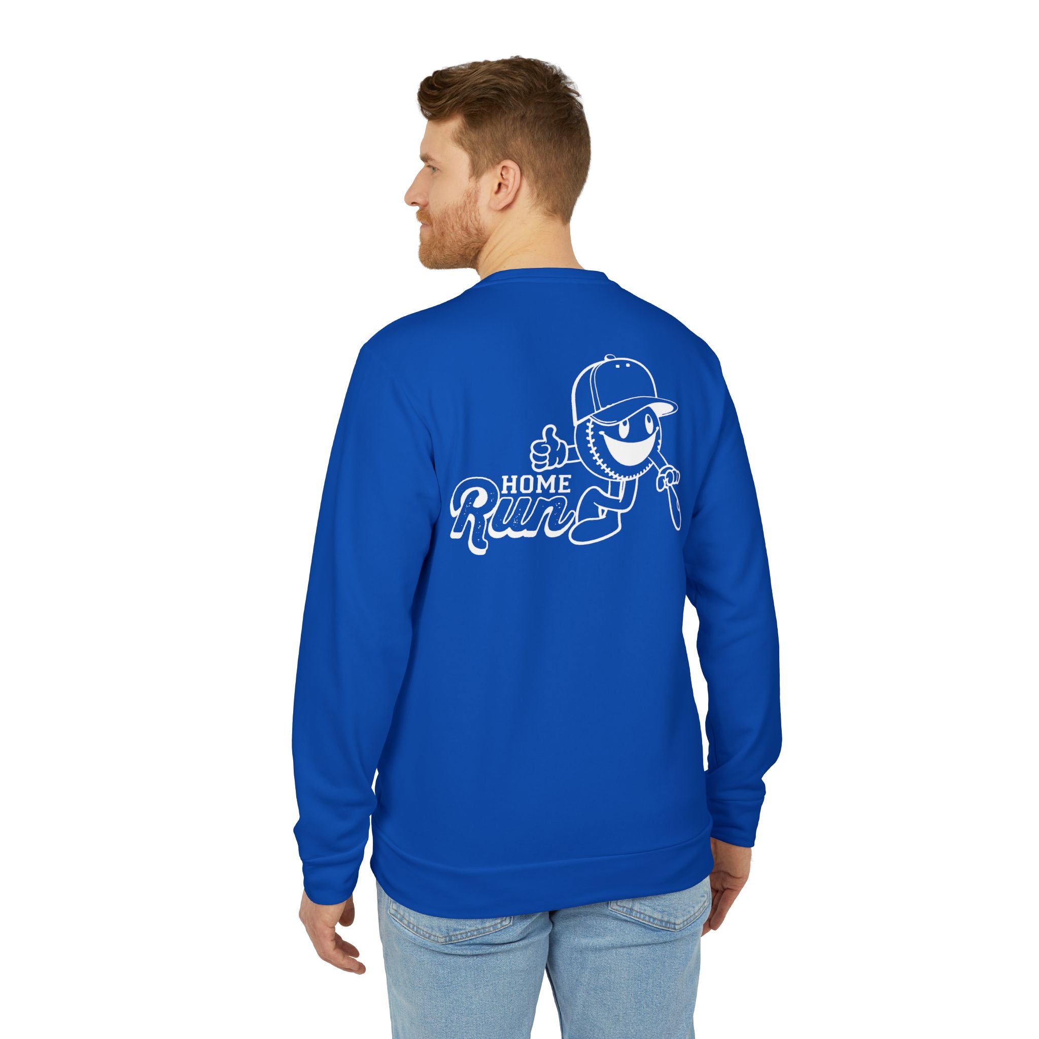 adidas Baseball Home Run Back Print Unisex Sweatshirt