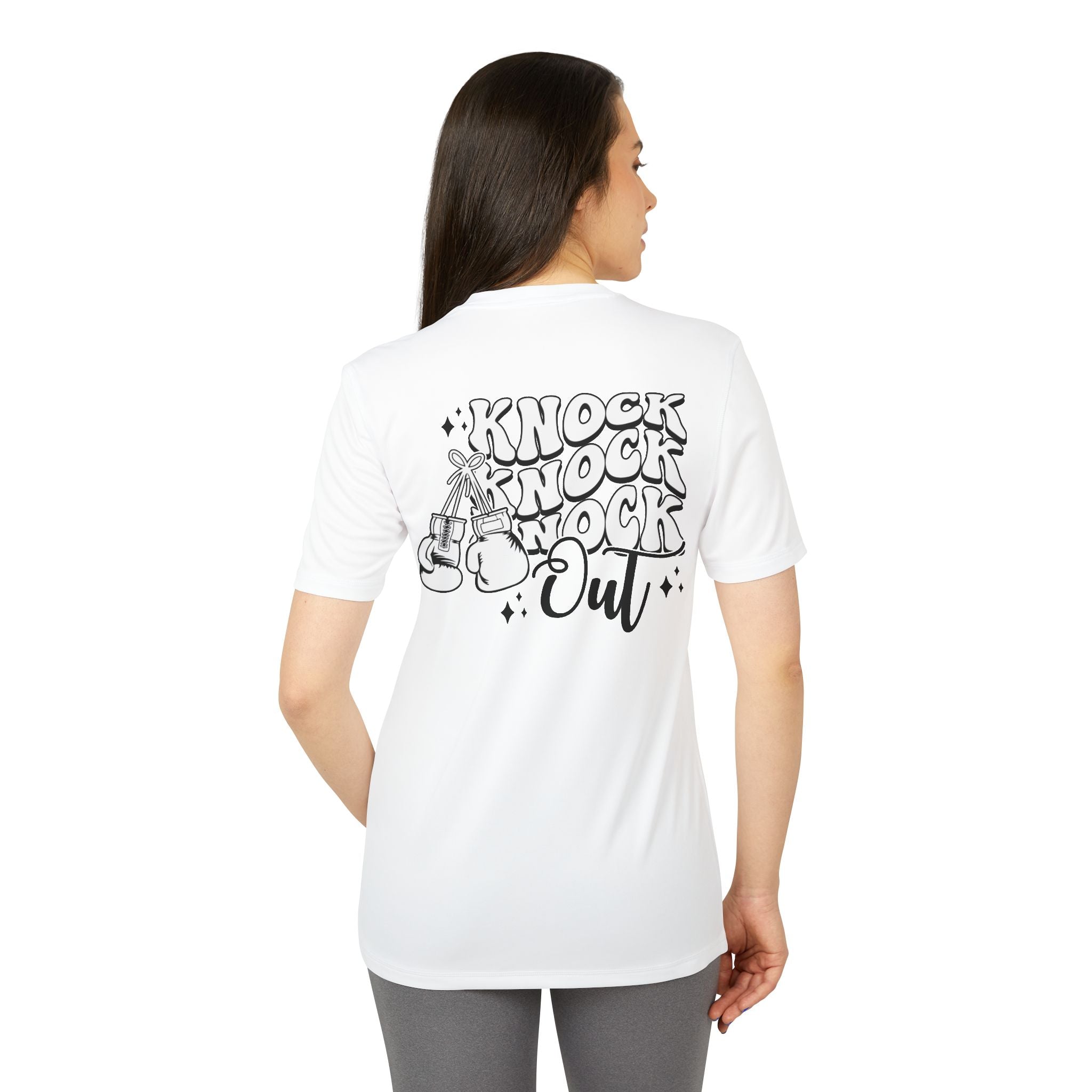 adidas Boxing Knockout Back Print Unisex Sport T-shirt