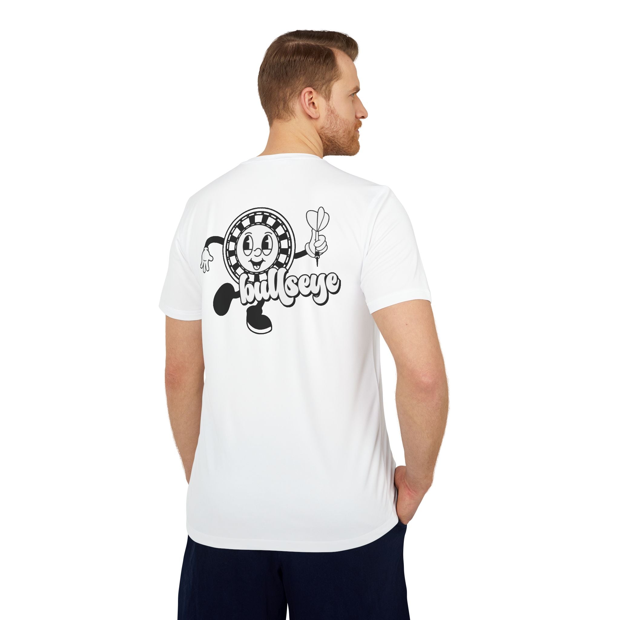 adidas Darts Bullseye Back Print Unisex Sport T-shirt