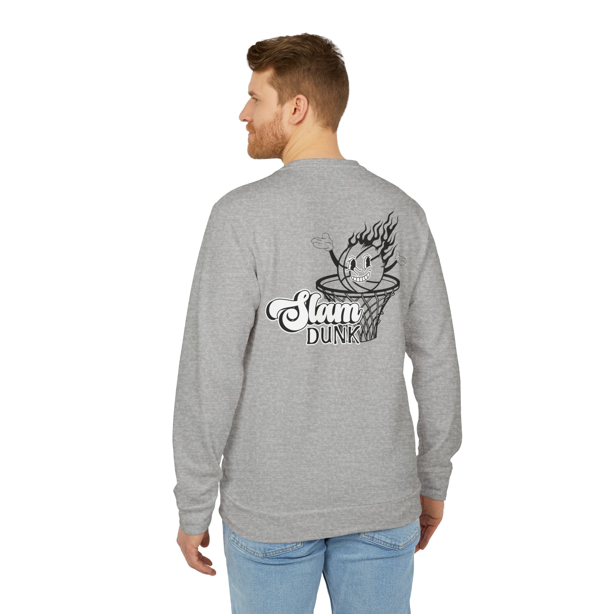 adidas Basketball Slam Dunk Back Print Unisex Sweatshirt