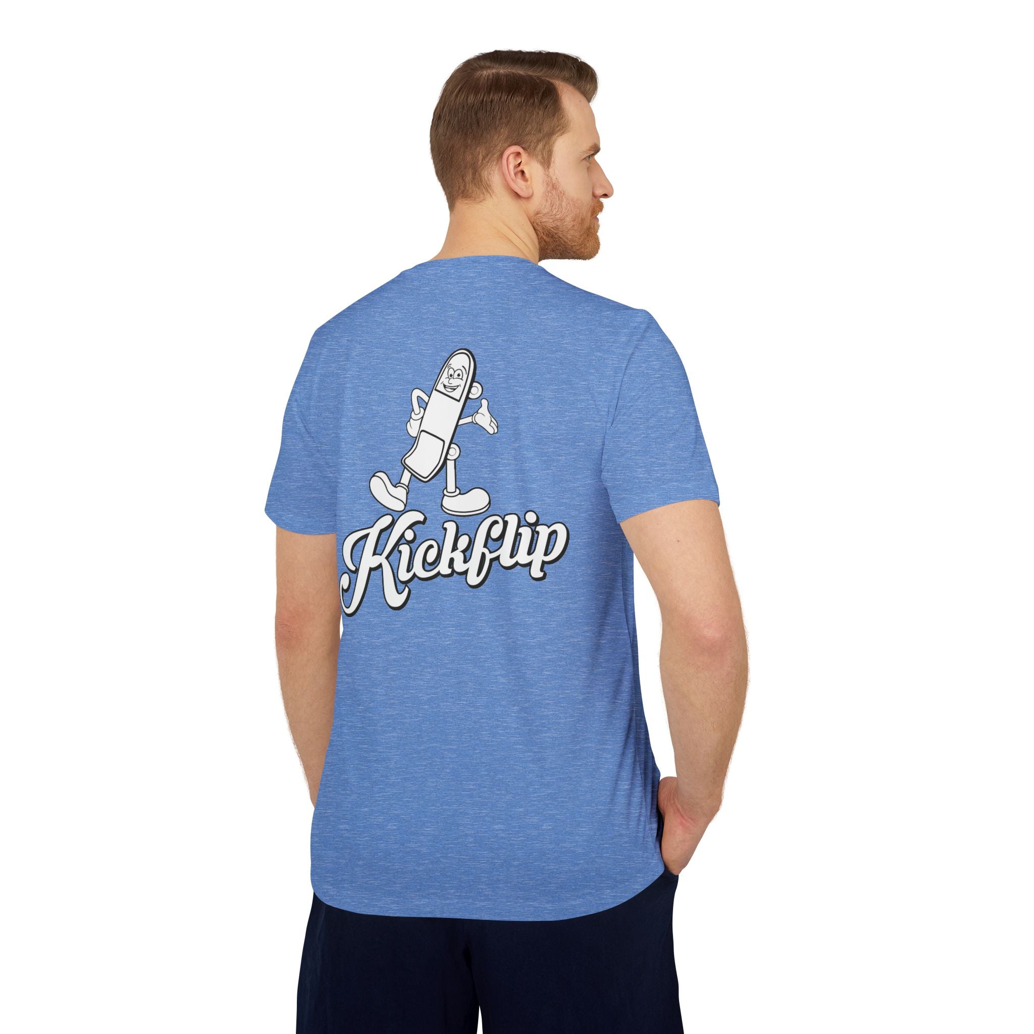 adidas Skateboarding Kick Flip Back Print Unisex Sport T-shirt