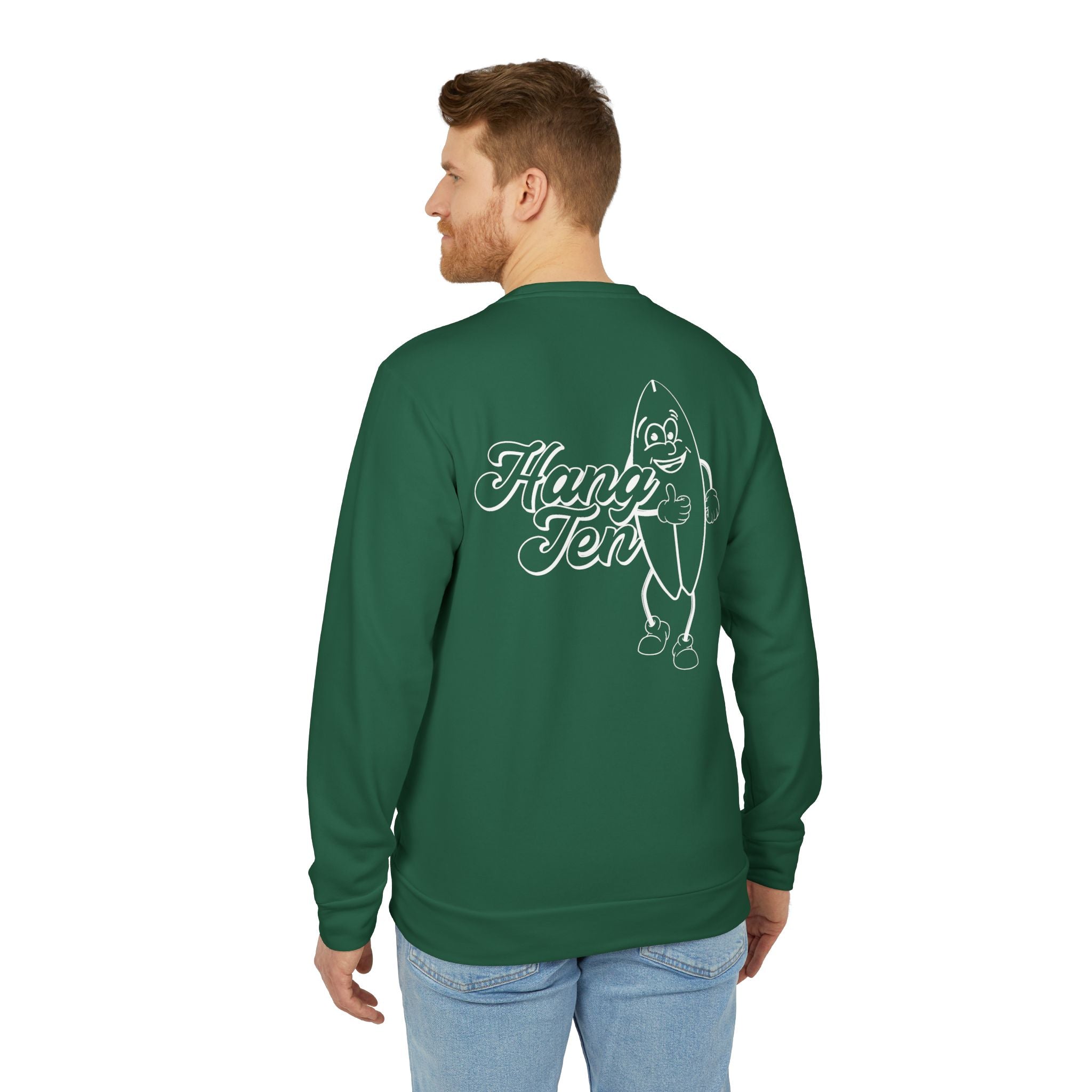 adidas Surfing Hang Ten Back Print Unisex Sweatshirt