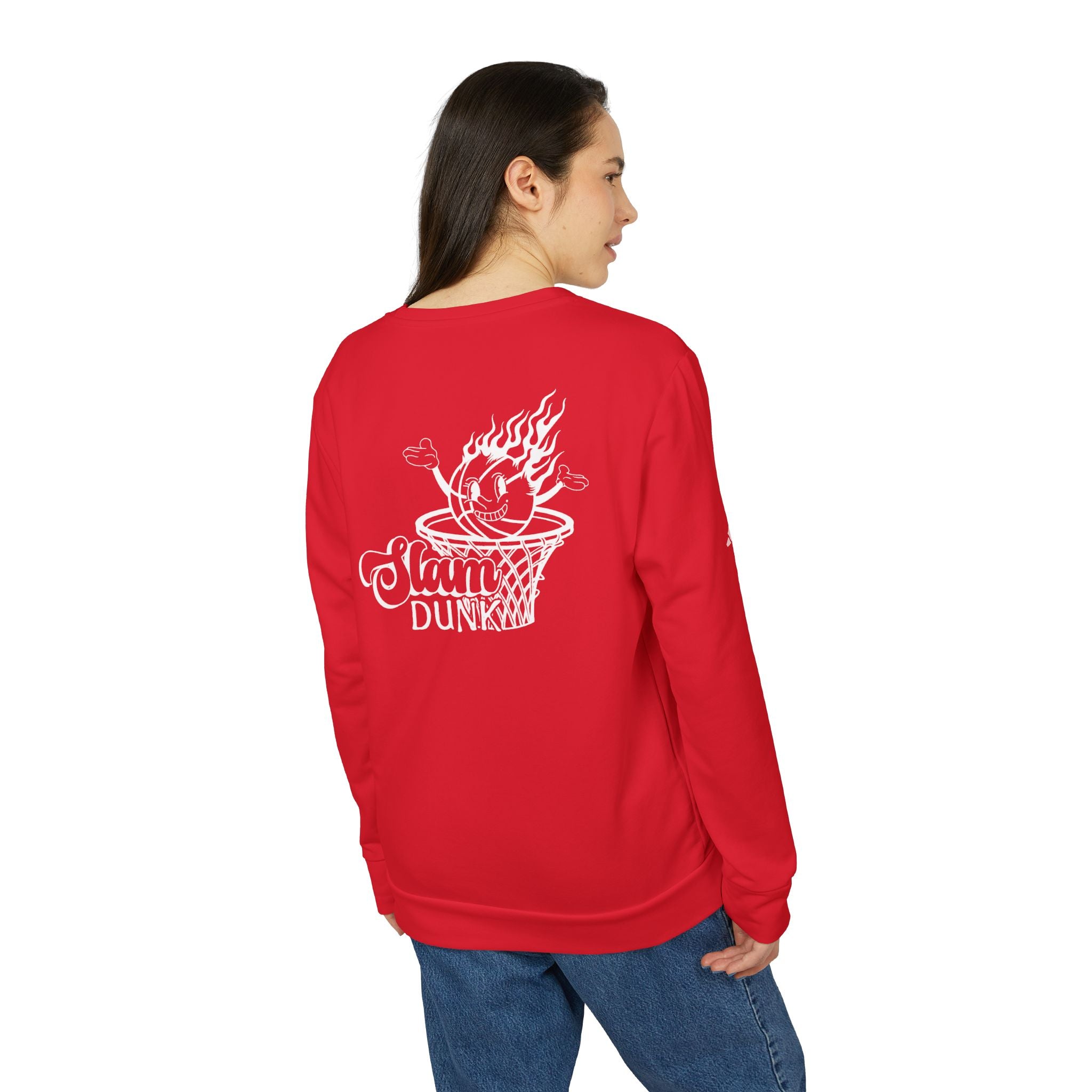 adidas Basketball Slam Dunk Back Print Unisex Sweatshirt