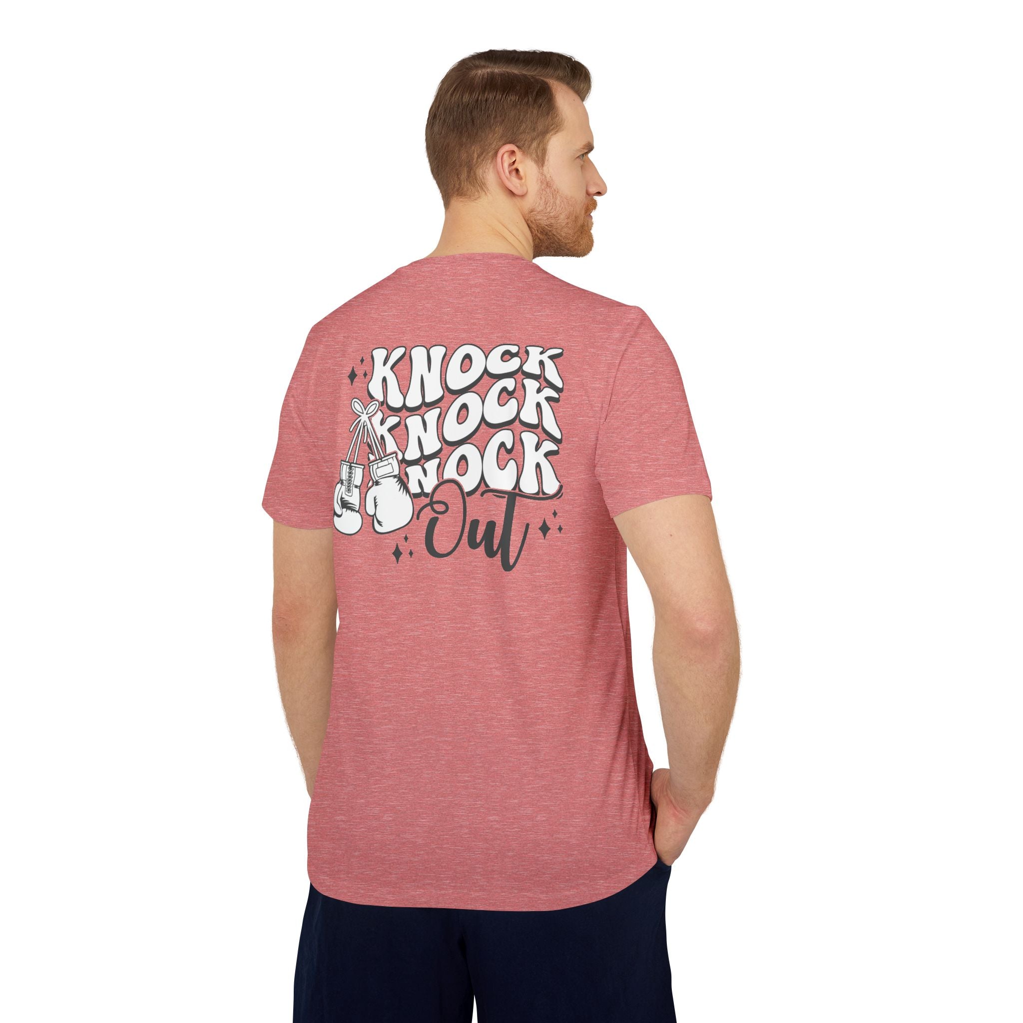 adidas Boxing Knockout Back Print Unisex Sport T-shirt