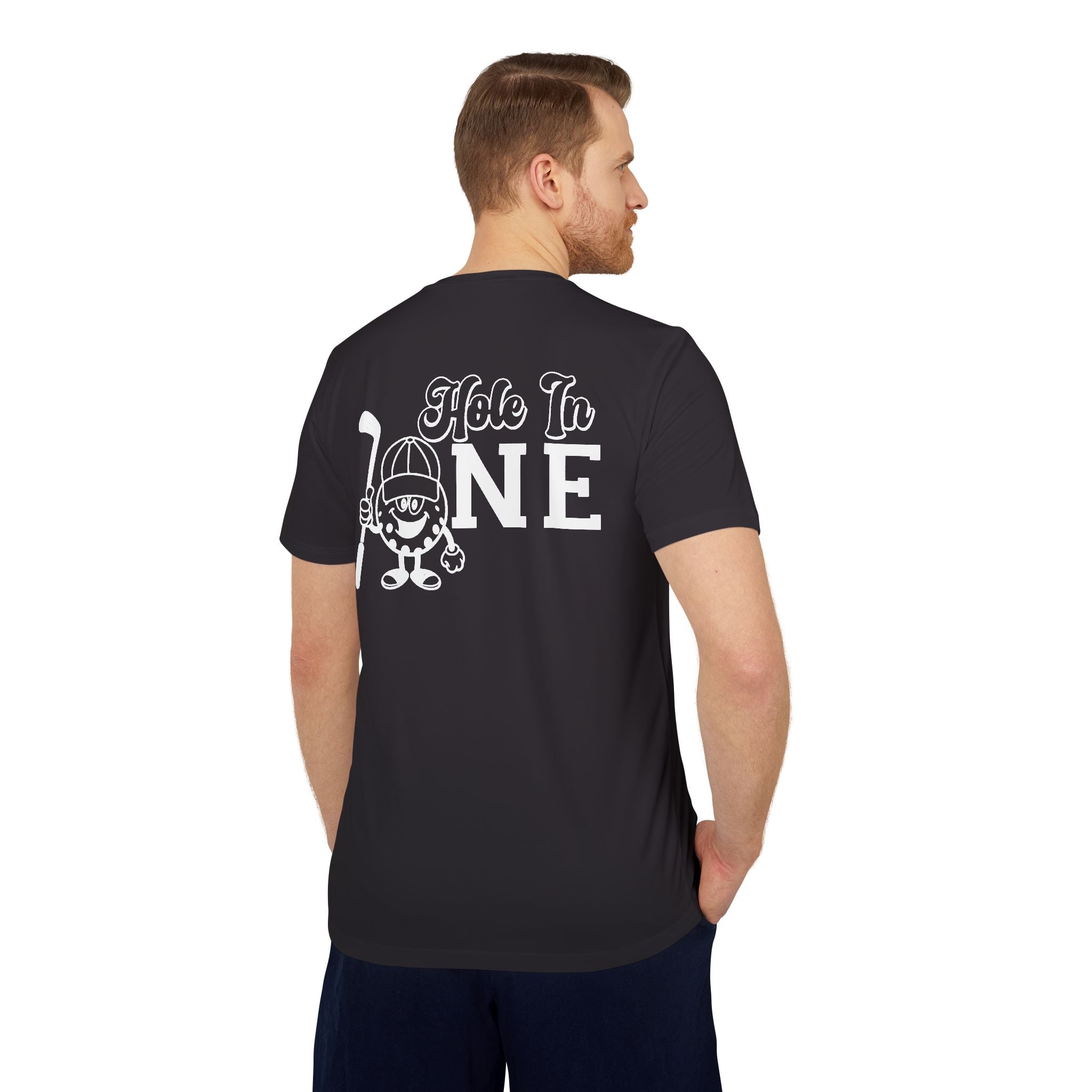 adidas Golf Hole In One Back Print Unisex Sport T-shirt