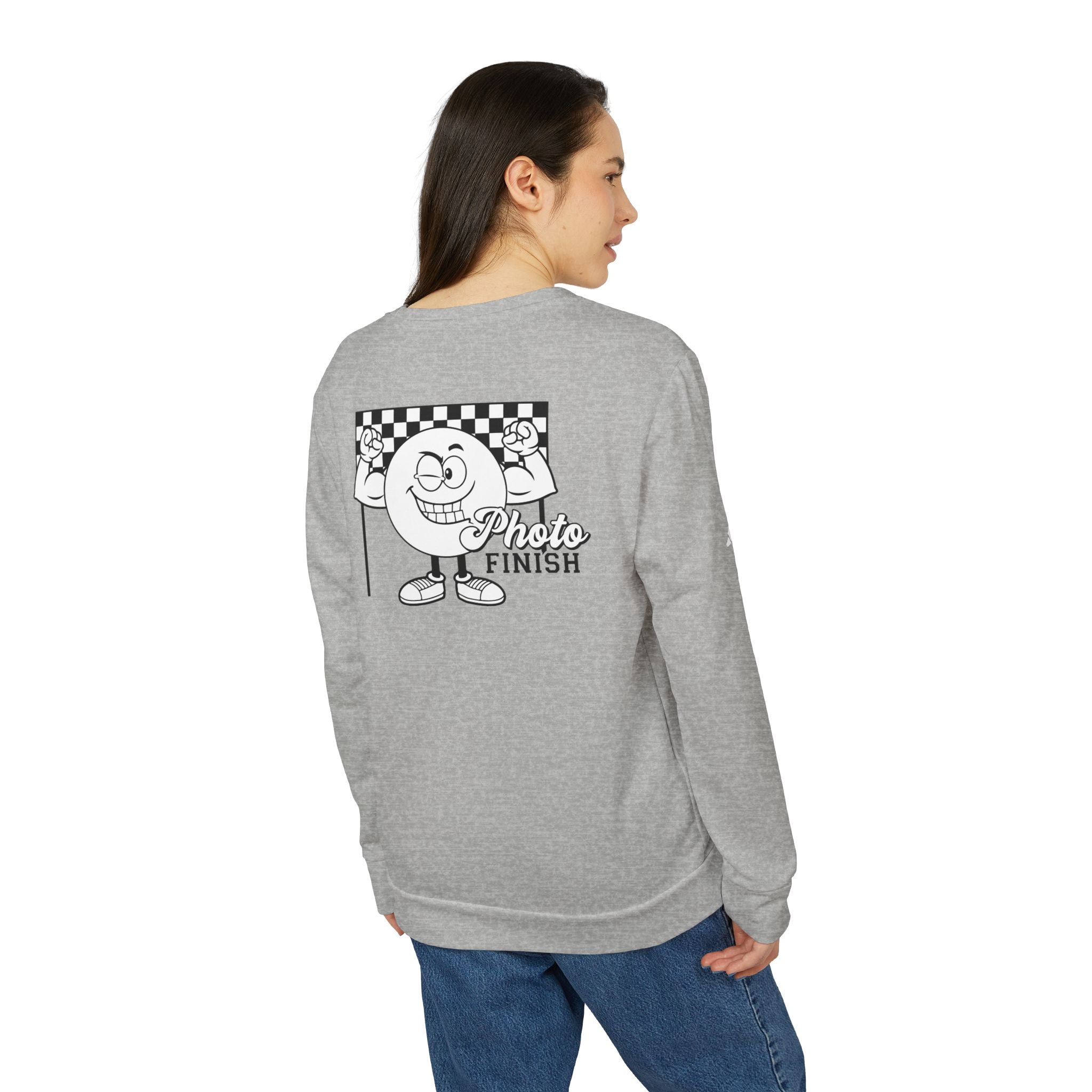 adidas Athletics Photo Finish Back Print Unisex Sweatshirt