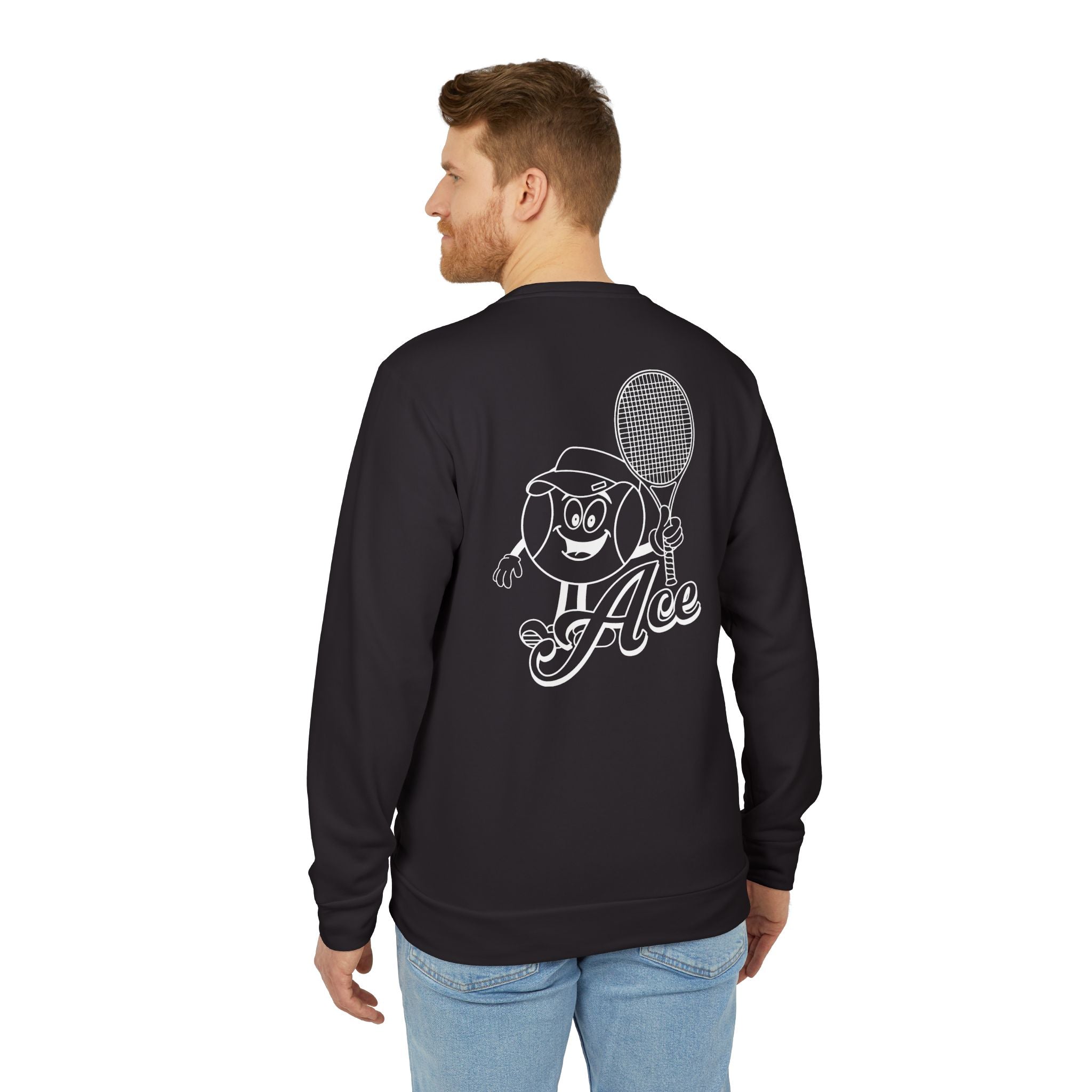 adidas Tennis Ace Back Print Unisex Sweatshirt