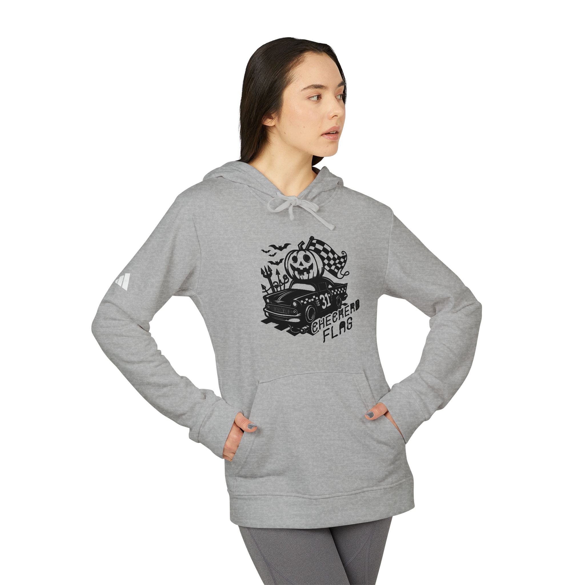 adidas Auto Racing Checkered Flag Unisex Hoodie