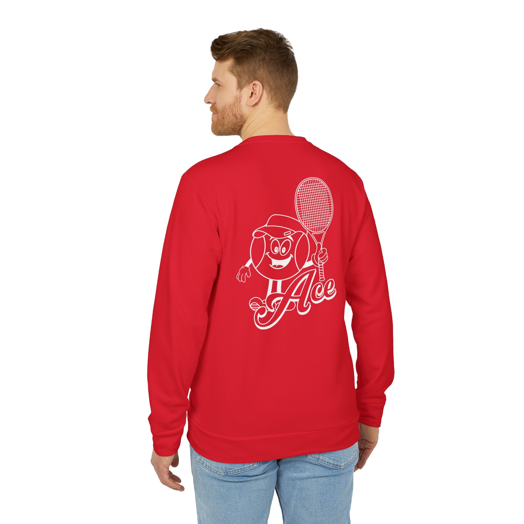 adidas Tennis Ace Back Print Unisex Sweatshirt