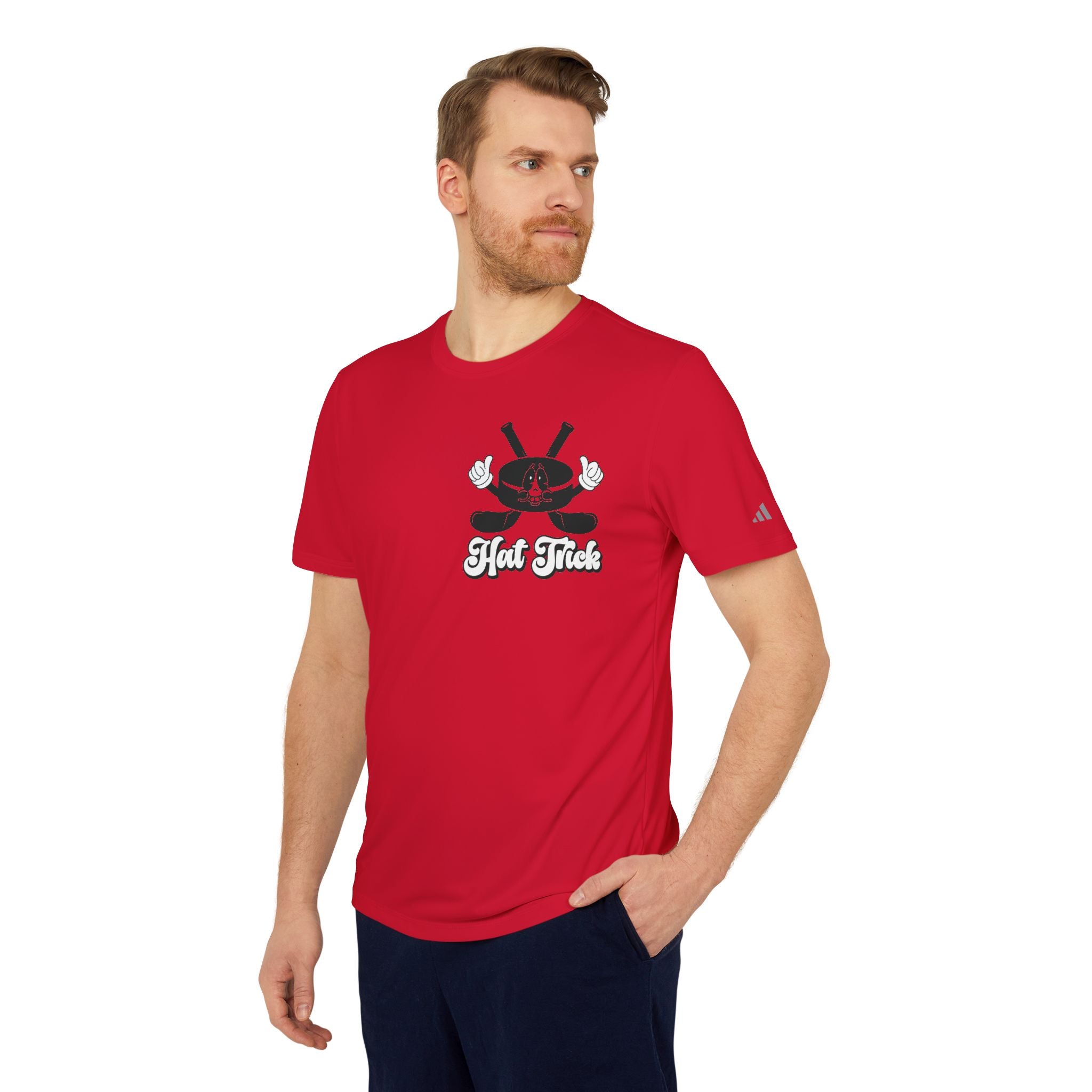 adidas Ice Hockey Hat Trick Unisex Sport T-shirt