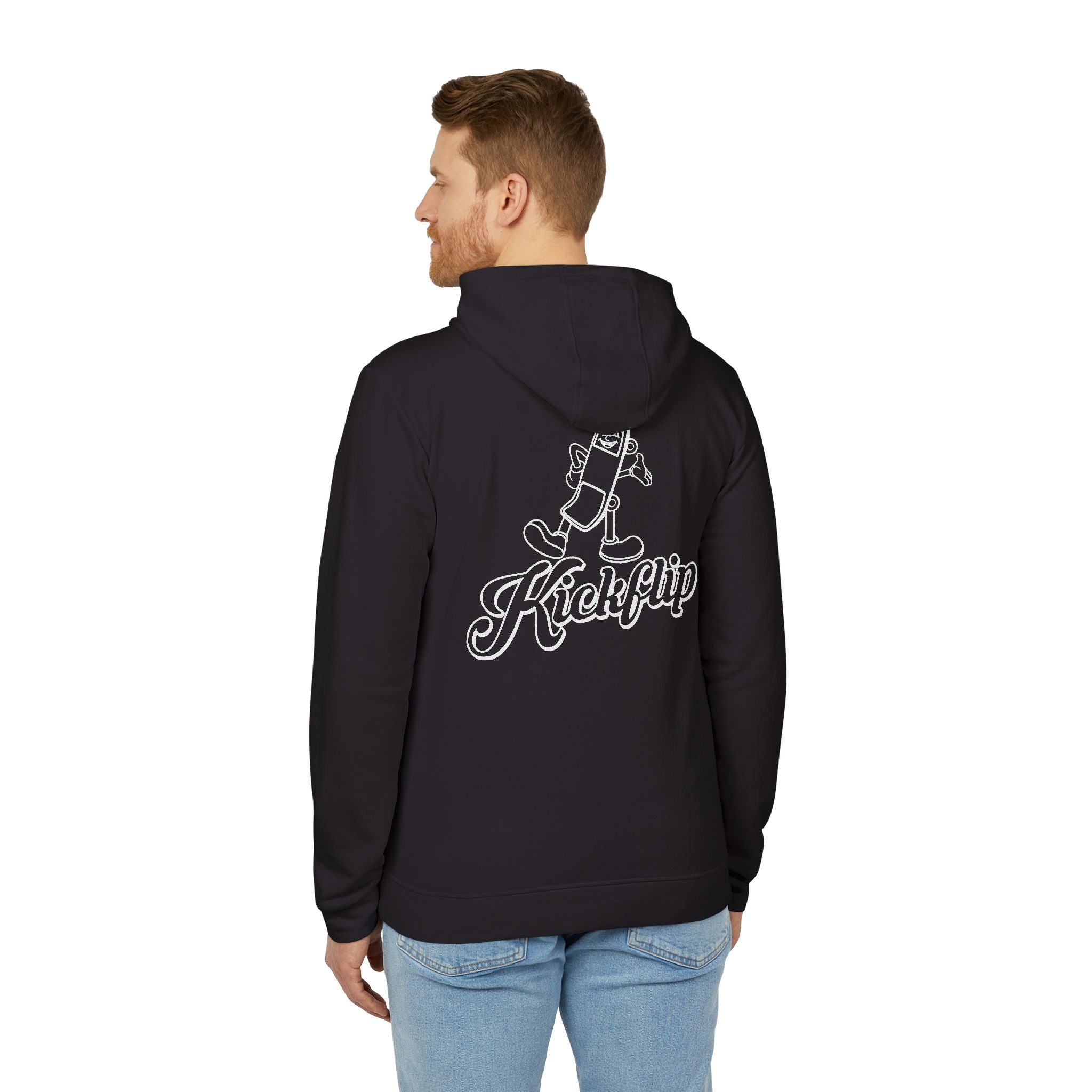 adidas Skateboarding Kick Flip Back Print Unisex Fleece Hoodie