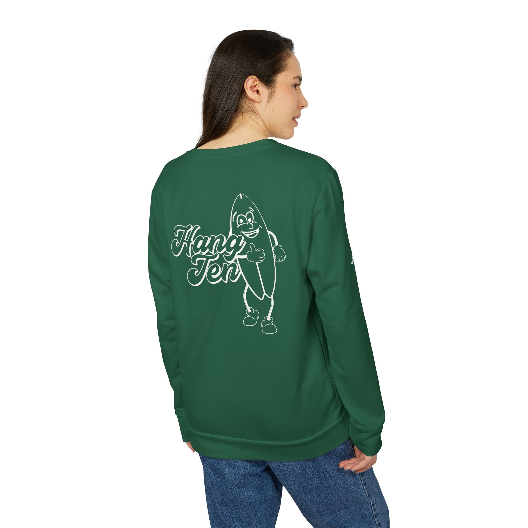 adidas Surfing Hang Ten Back Print Unisex Sweatshirt