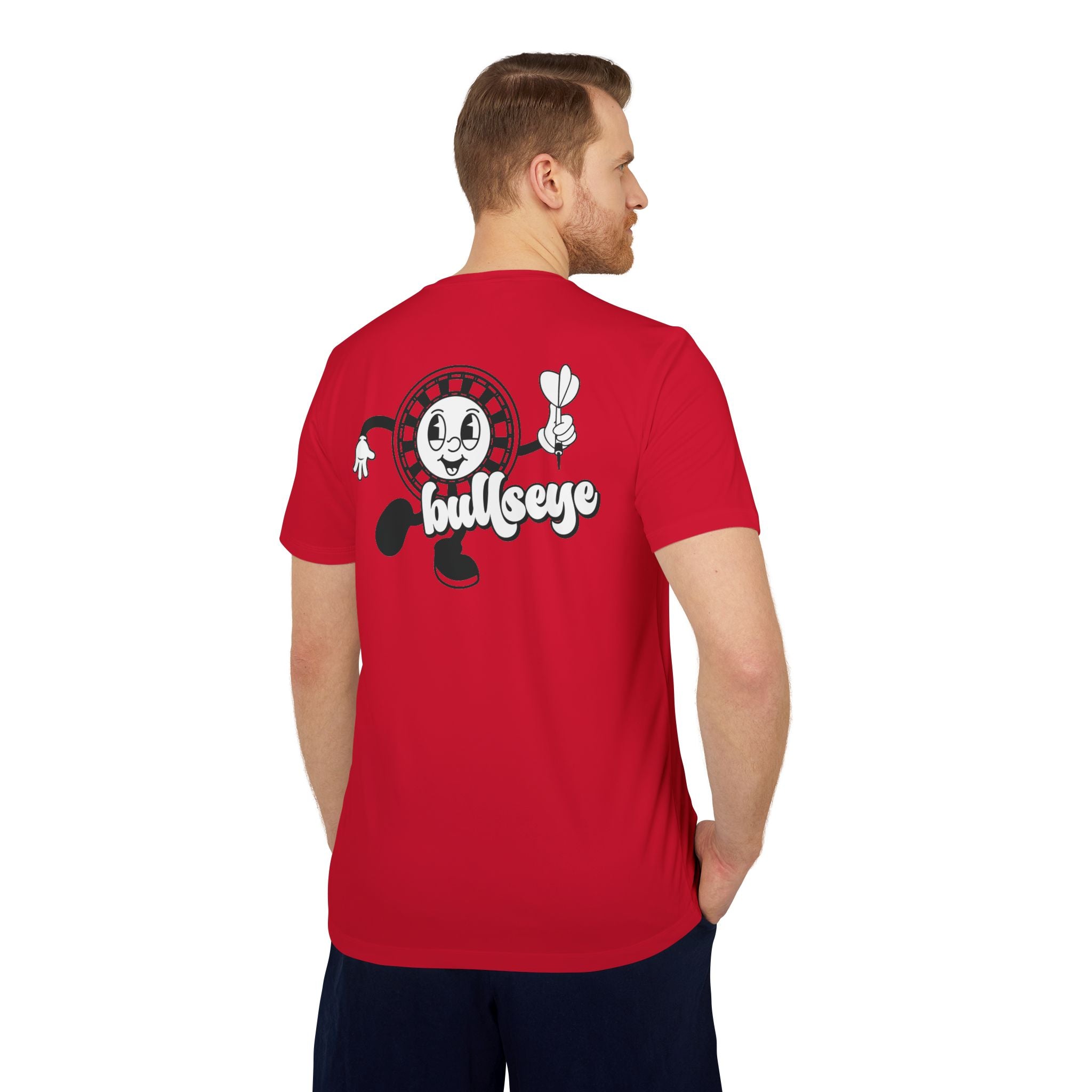 adidas Darts Bullseye Back Print Unisex Sport T-shirt