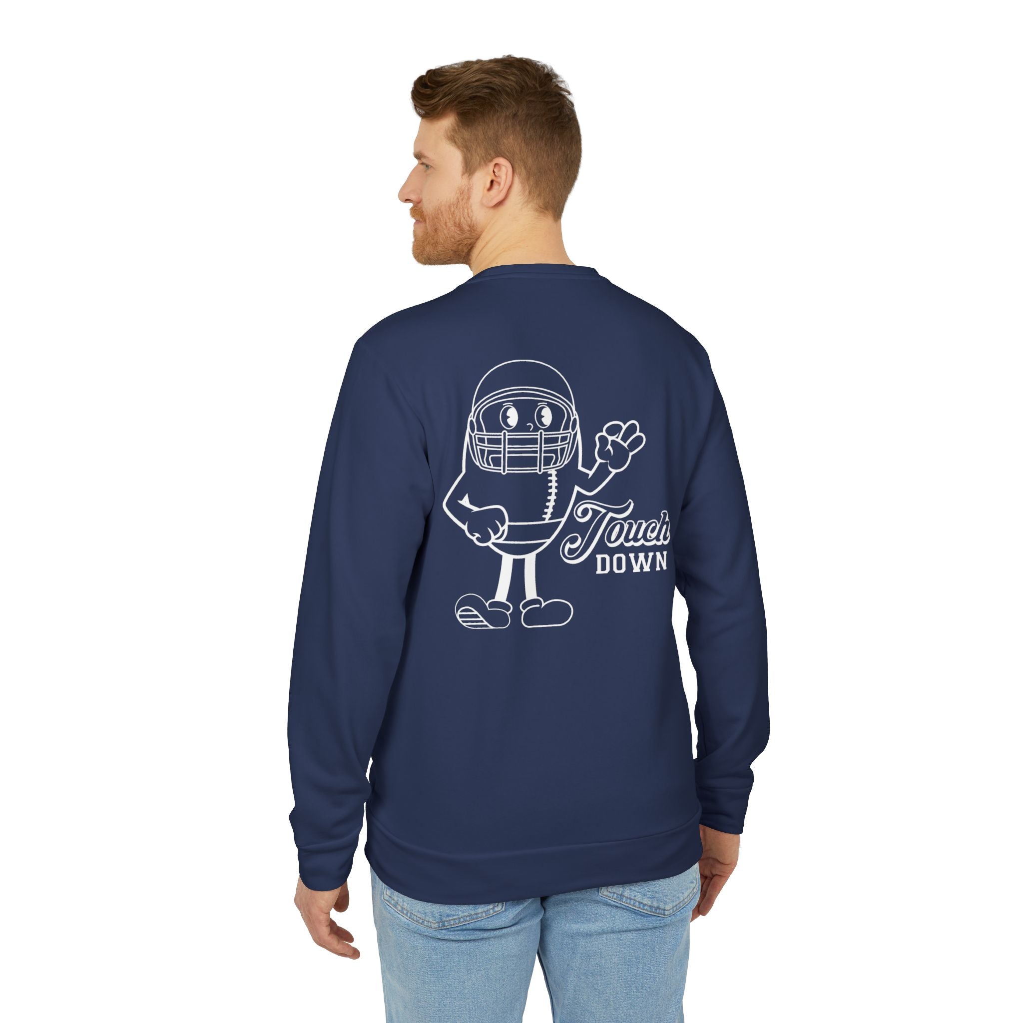 adidas American Football Touch Down Back Print Unisex Sweatshirt