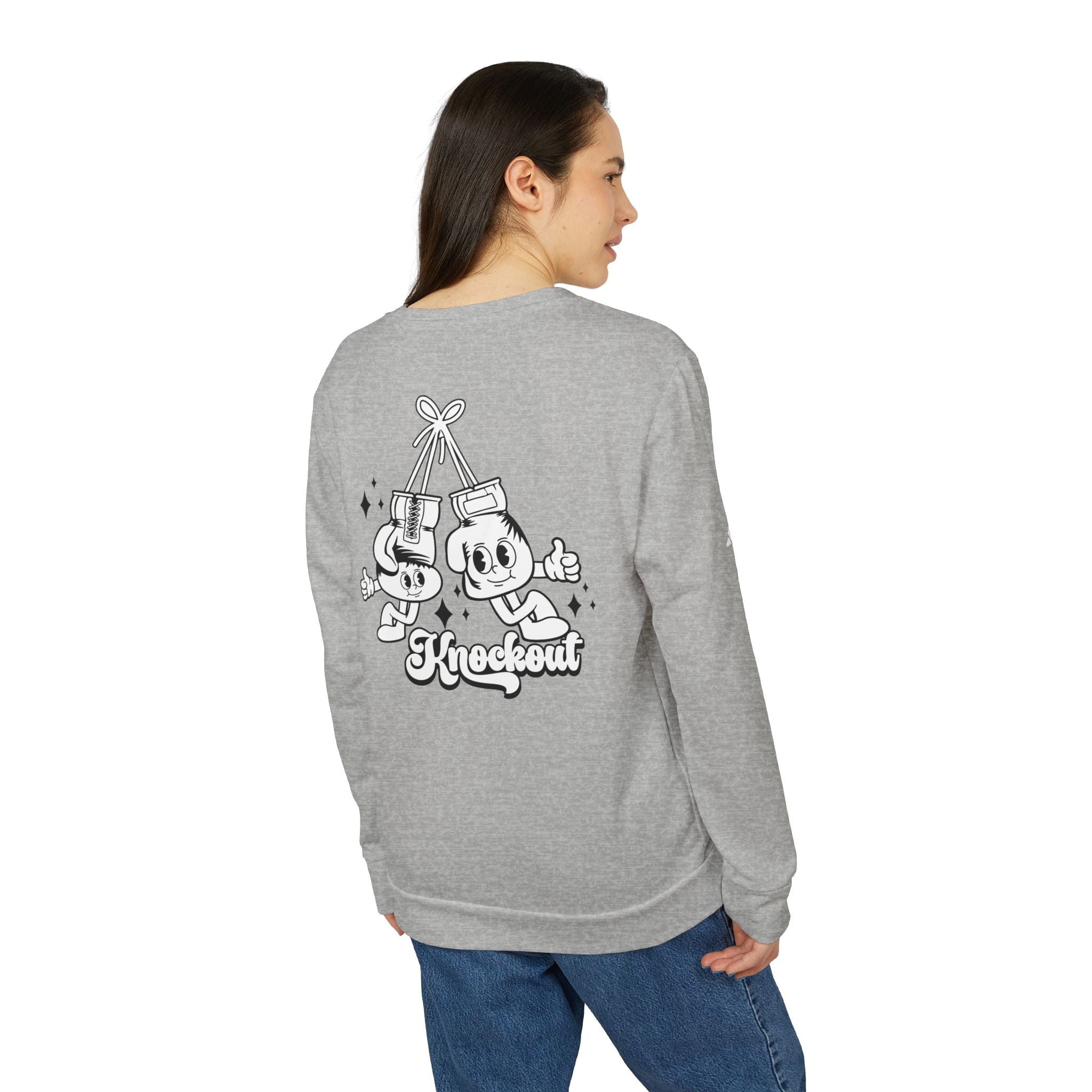 adidas Boxing Knockout Back Print Unisex Sweatshirt