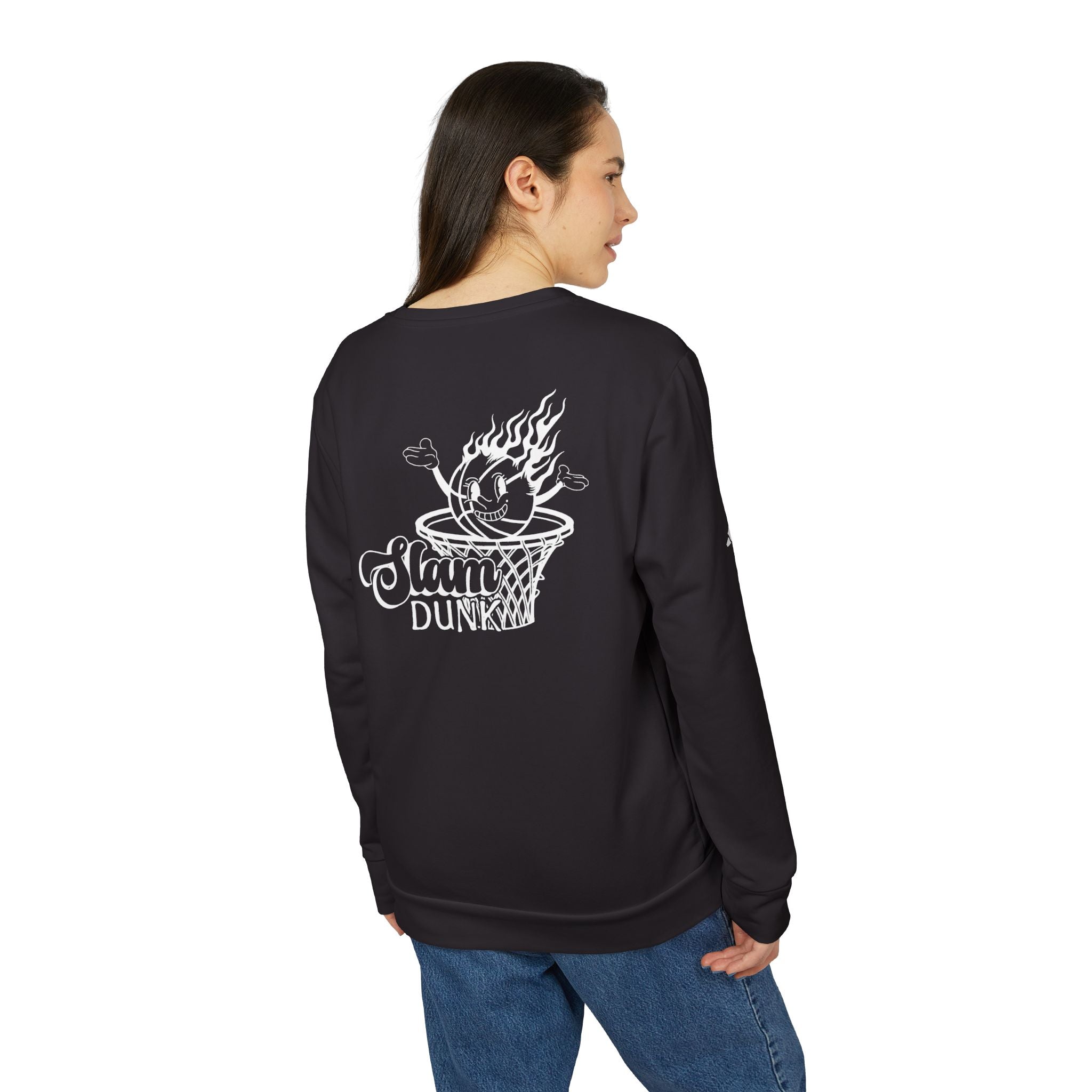 adidas Basketball Slam Dunk Back Print Unisex Sweatshirt