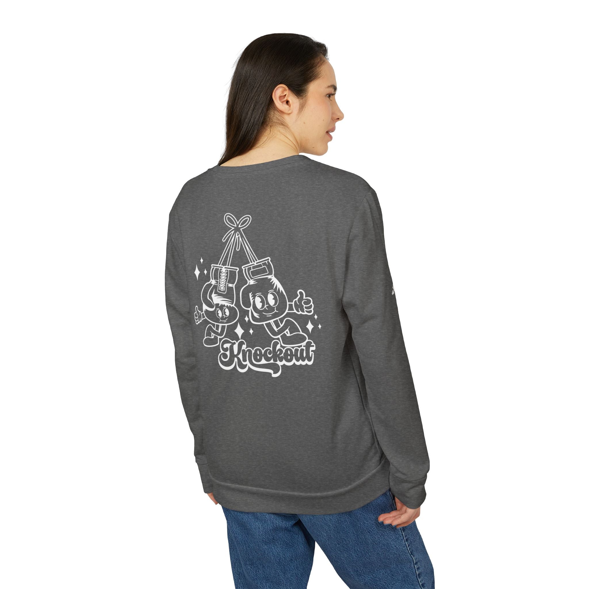 adidas Boxing Knockout Back Print Unisex Sweatshirt