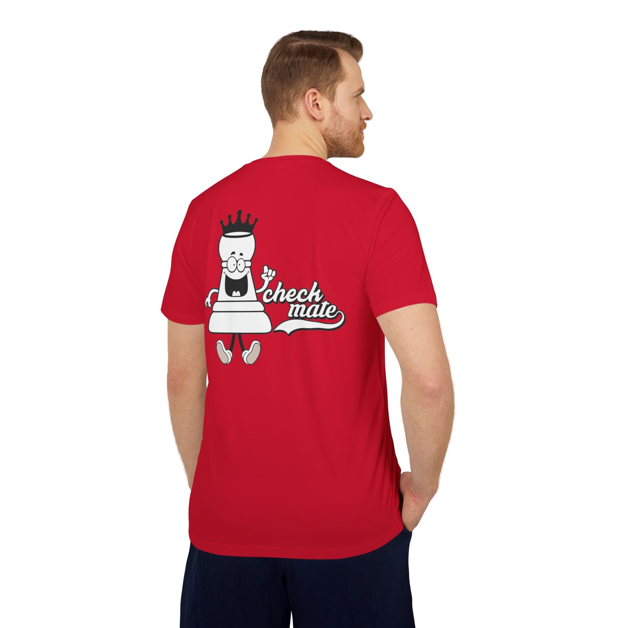 adidas Chess Check Mate Back Print  Unisex Sport T-shirt