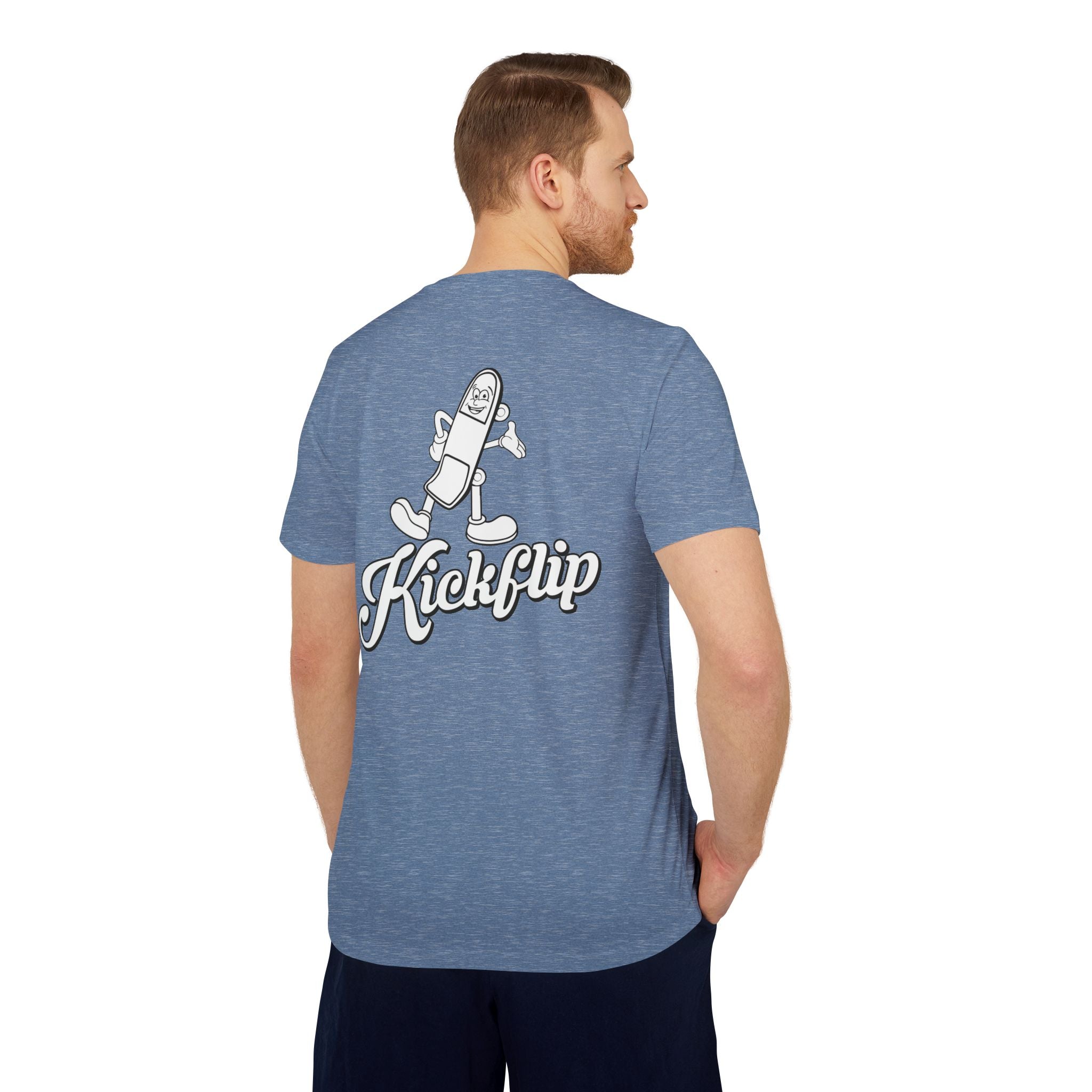 adidas Skateboarding Kick Flip Back Print Unisex Sport T-shirt