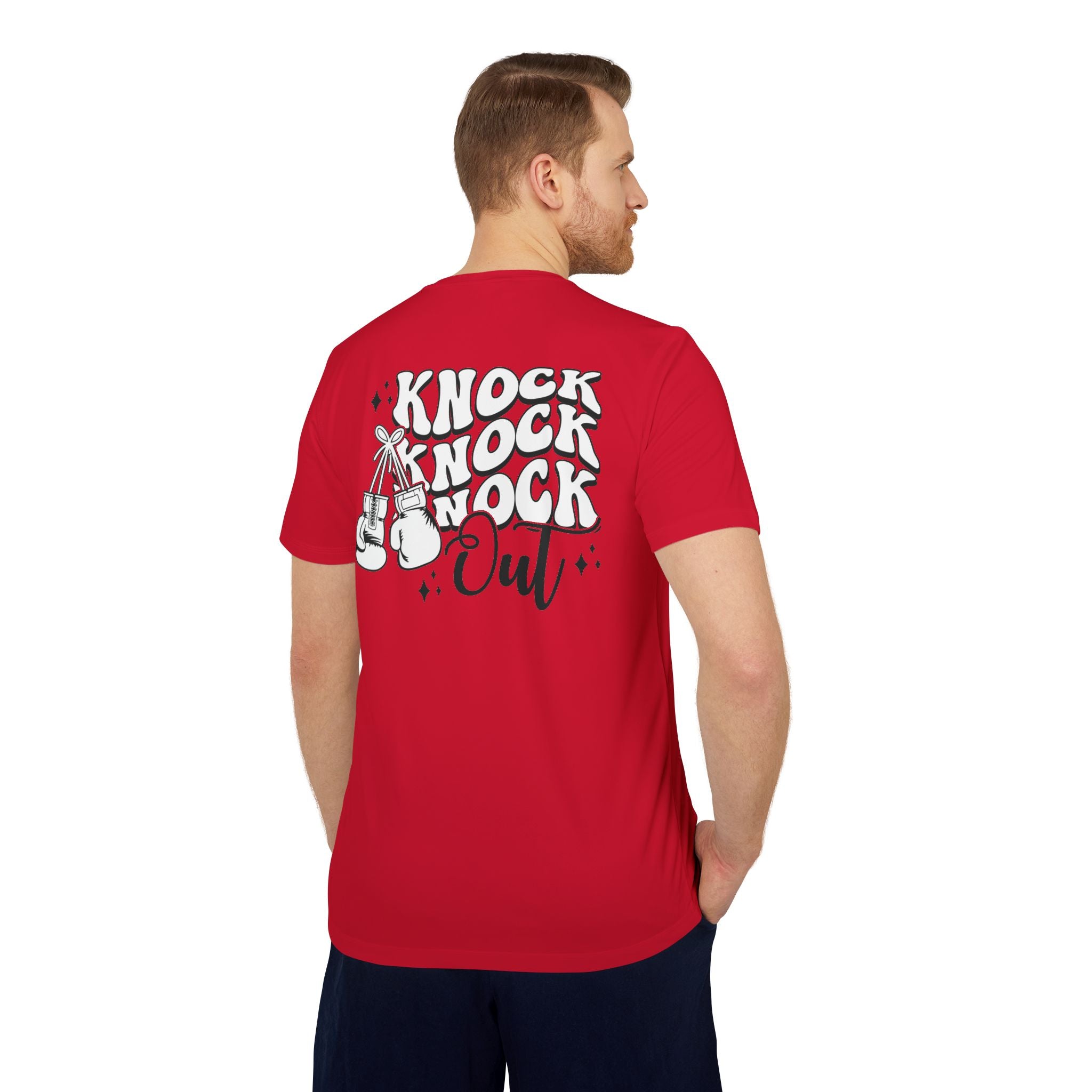 adidas Boxing Knockout Back Print Unisex Sport T-shirt