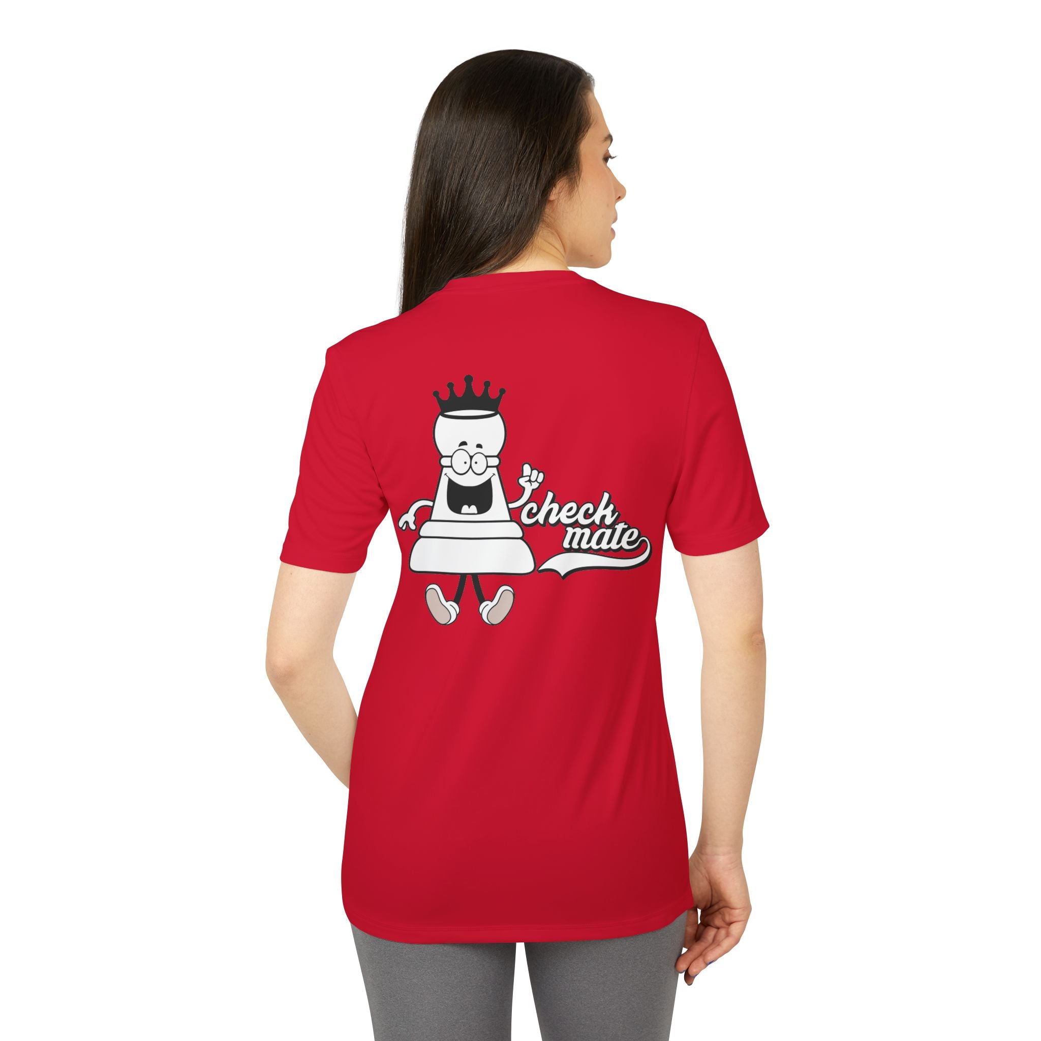 adidas Chess Check Mate Back Print  Unisex Sport T-shirt