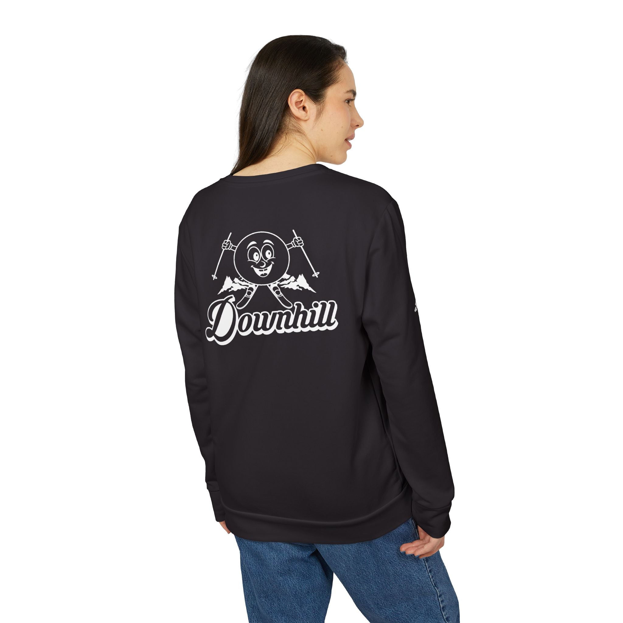 adidas Skiing Downhill Back Print Unisex Sweatshirt