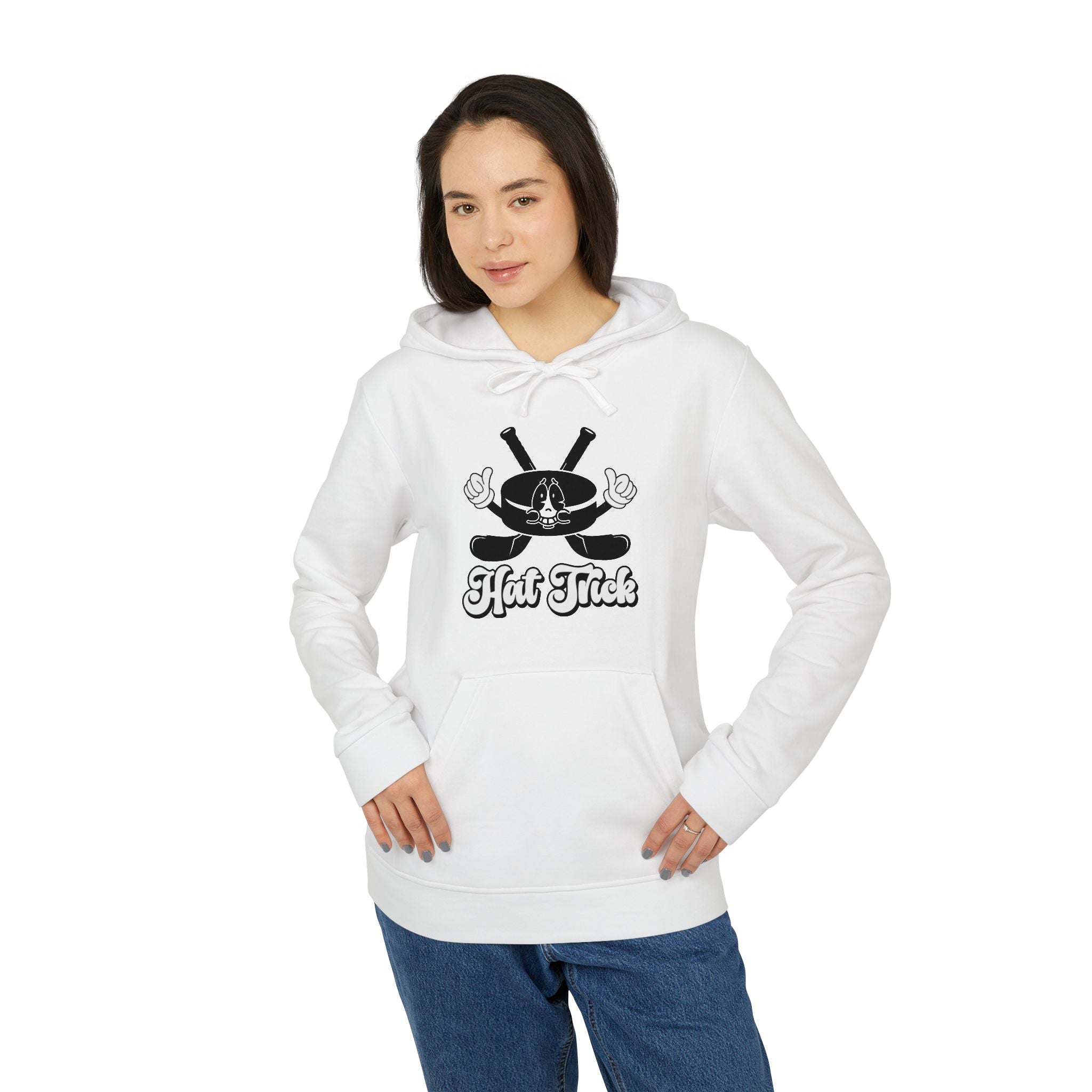 adidas Ice Hockey Hat Trick Unisex Fleece Hoodie