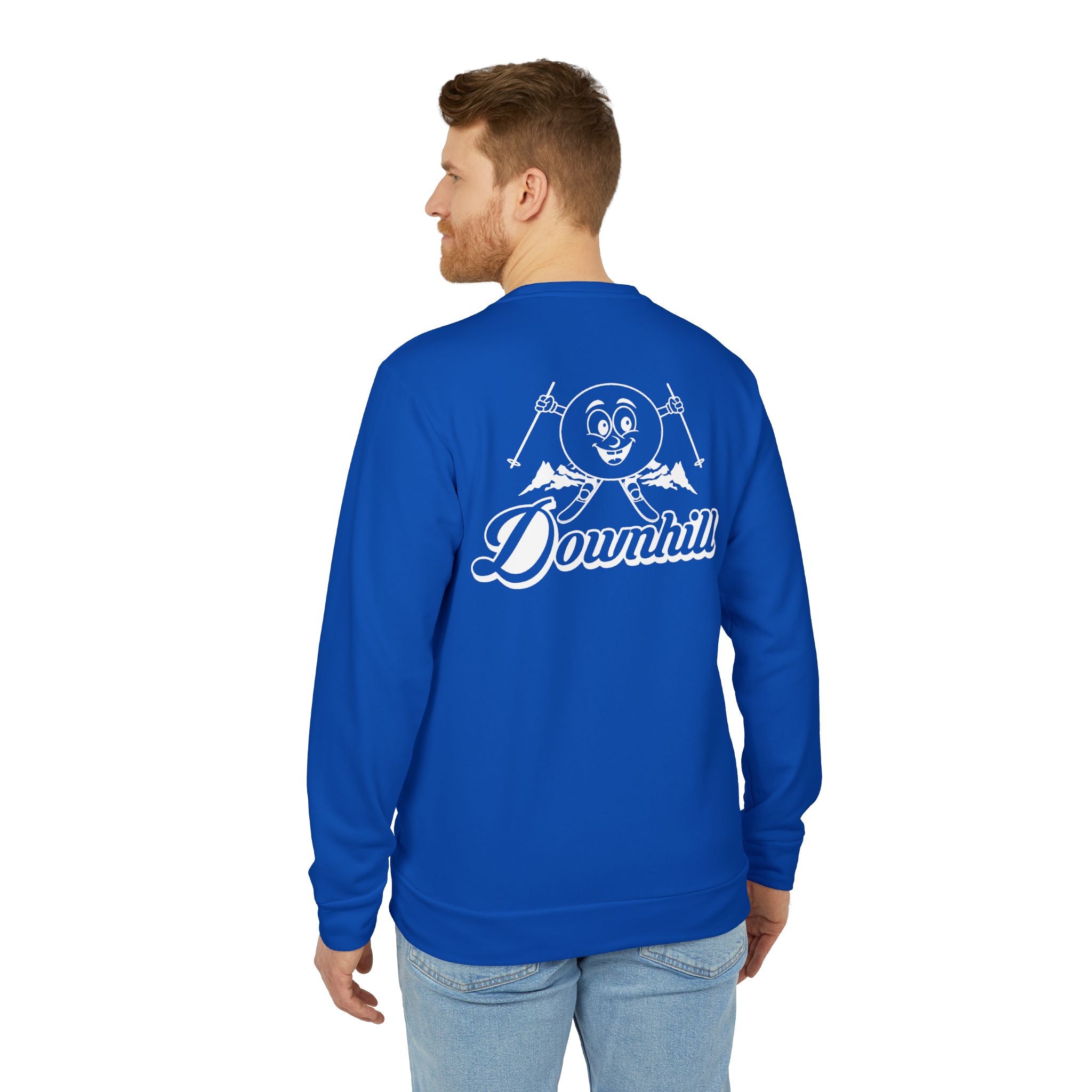 adidas Skiing Downhill Back Print Unisex Sweatshirt