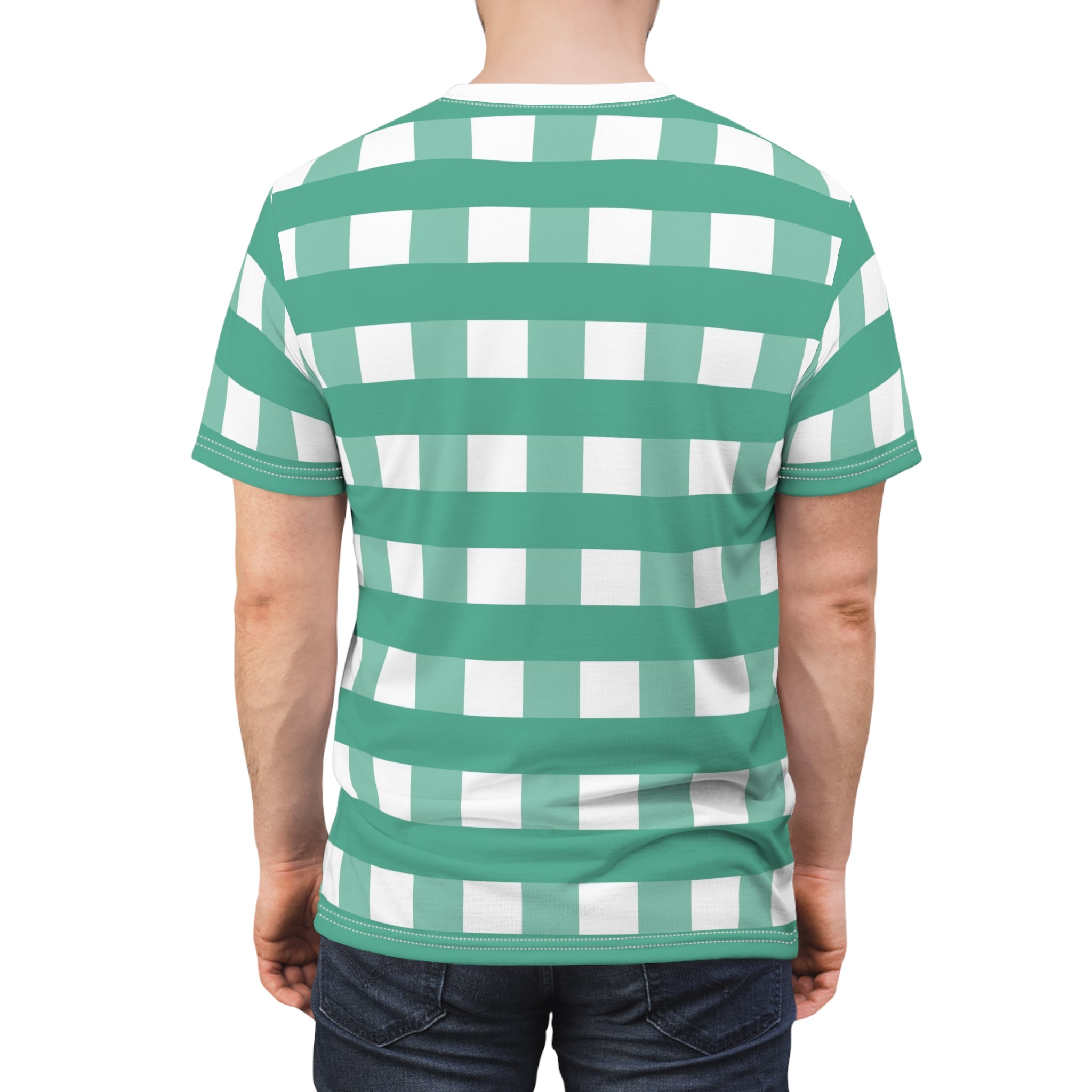 Unisex Checkered All Over Print Tee