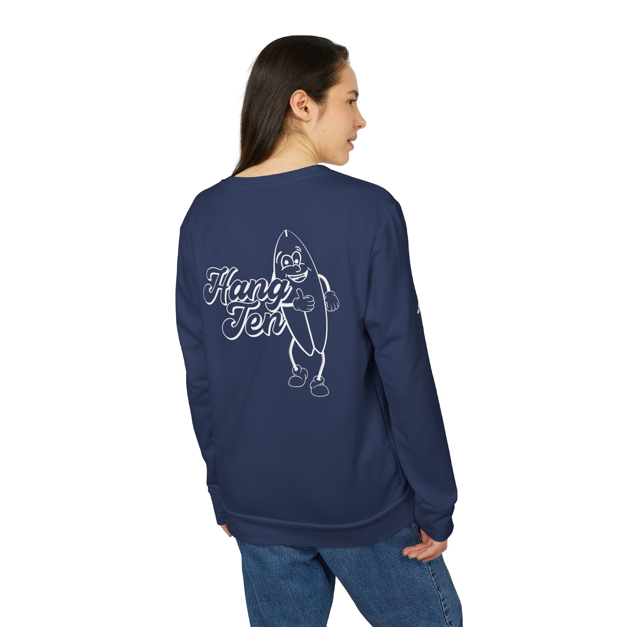 adidas Surfing Hang Ten Back Print Unisex Sweatshirt