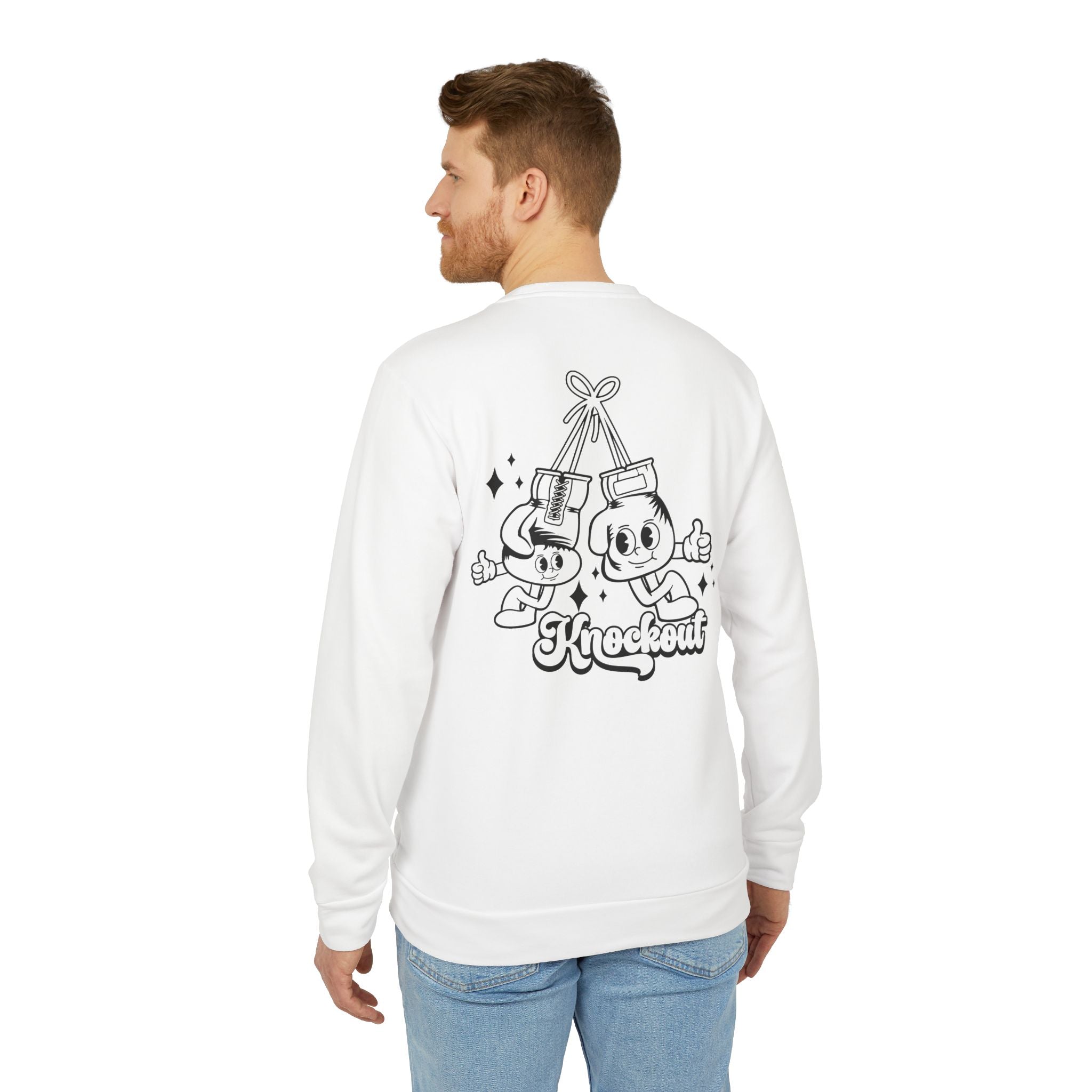 adidas Boxing Knockout Back Print Unisex Sweatshirt