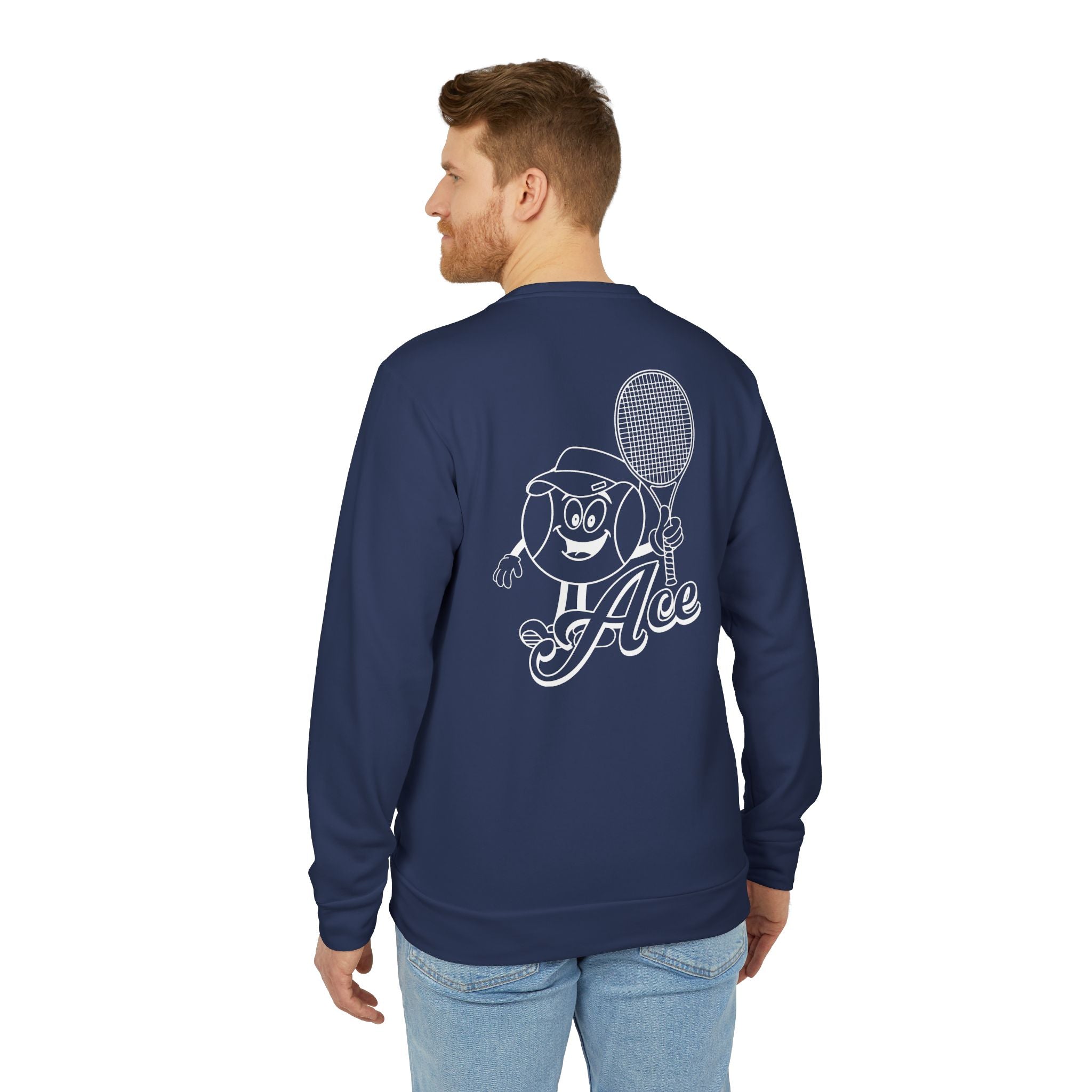 adidas Tennis Ace Back Print Unisex Sweatshirt