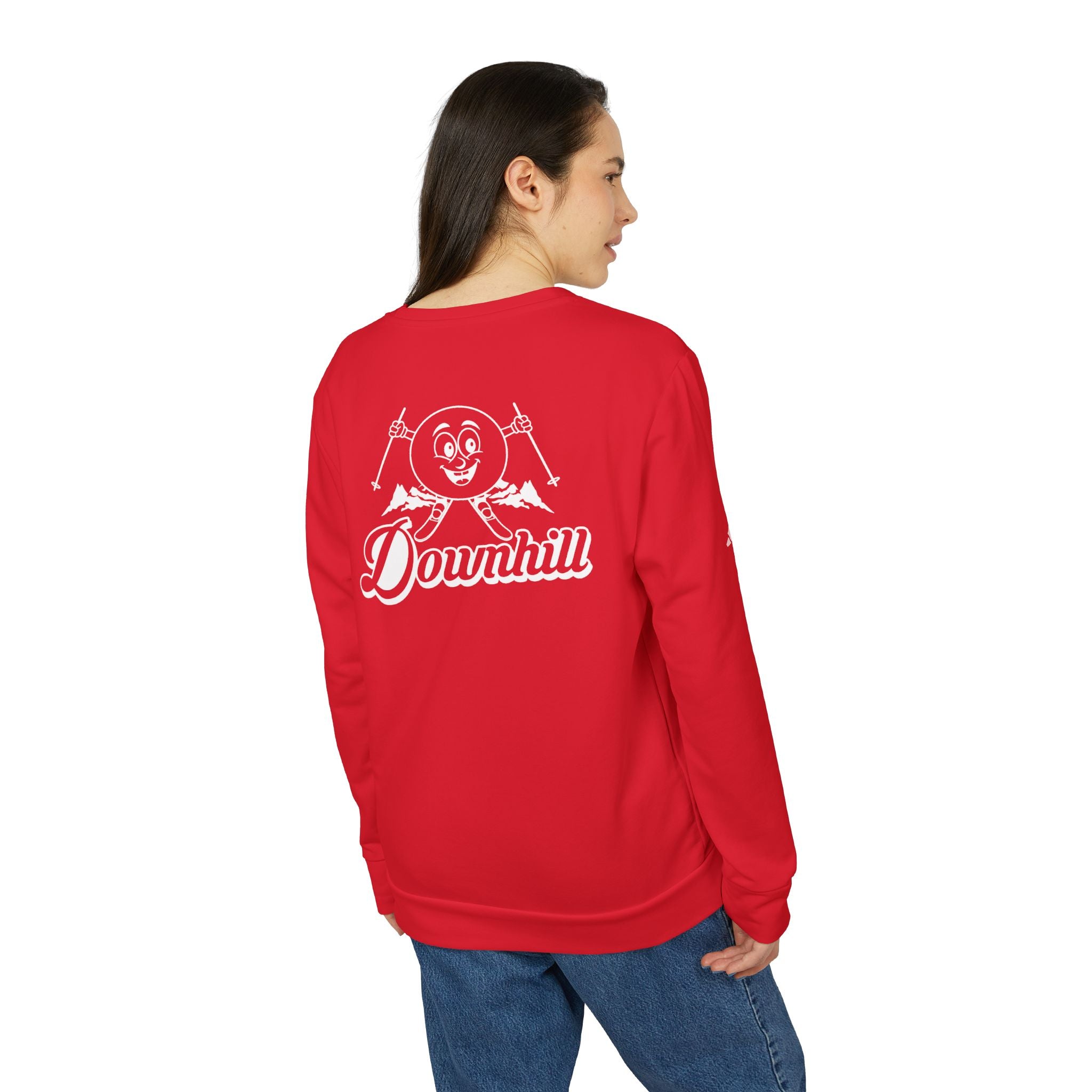 adidas Skiing Downhill Back Print Unisex Sweatshirt