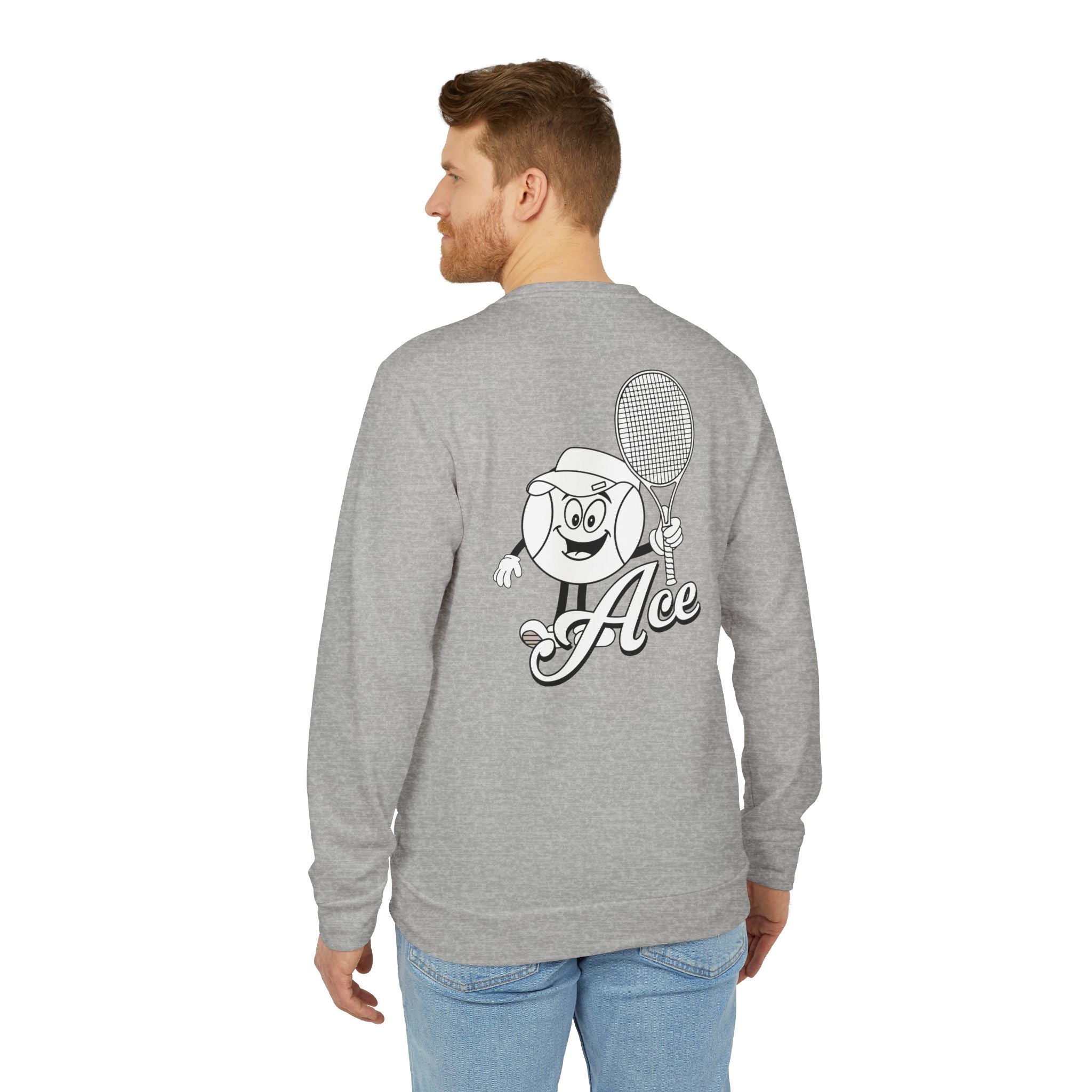 adidas Tennis Ace Back Print Unisex Sweatshirt