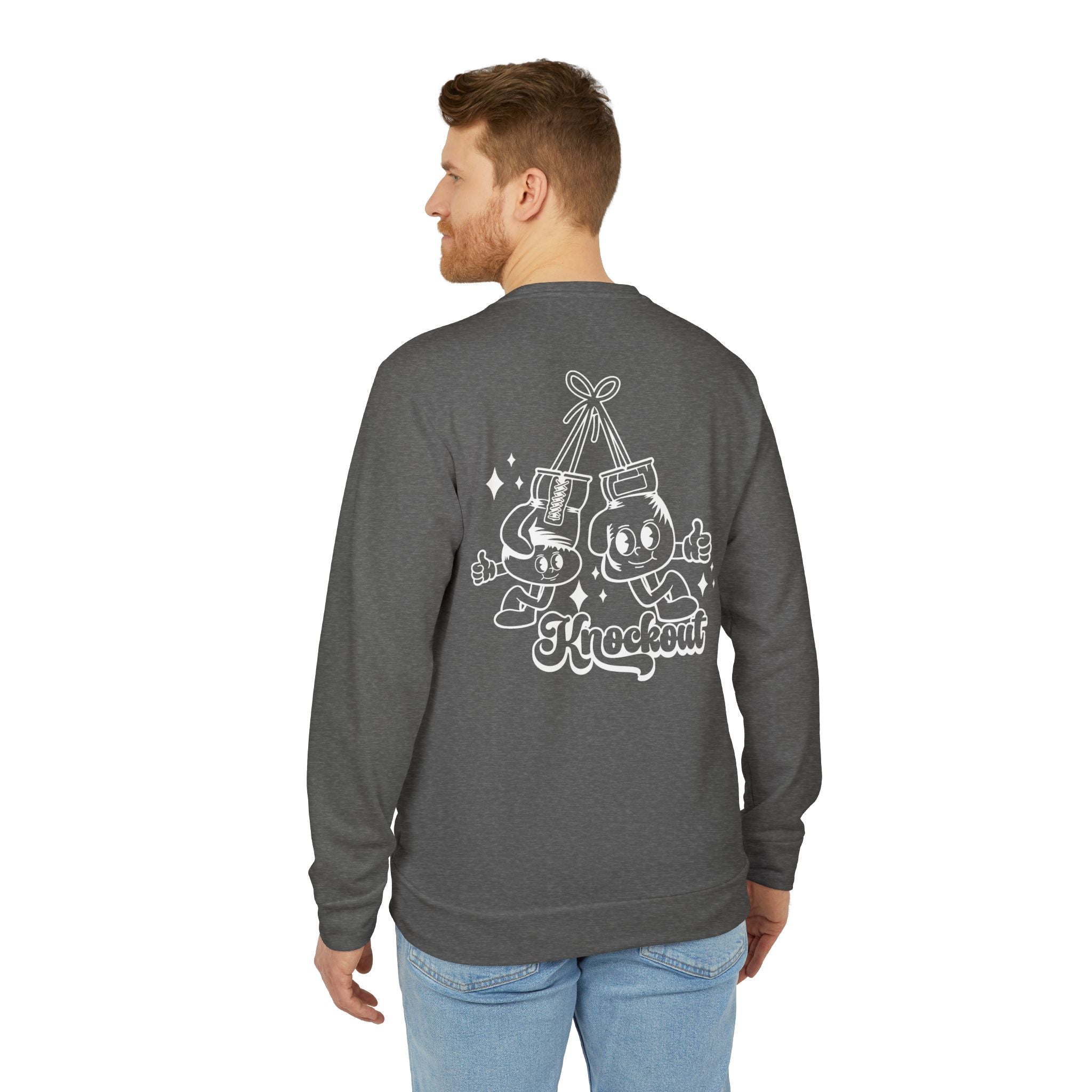 adidas Boxing Knockout Back Print Unisex Sweatshirt