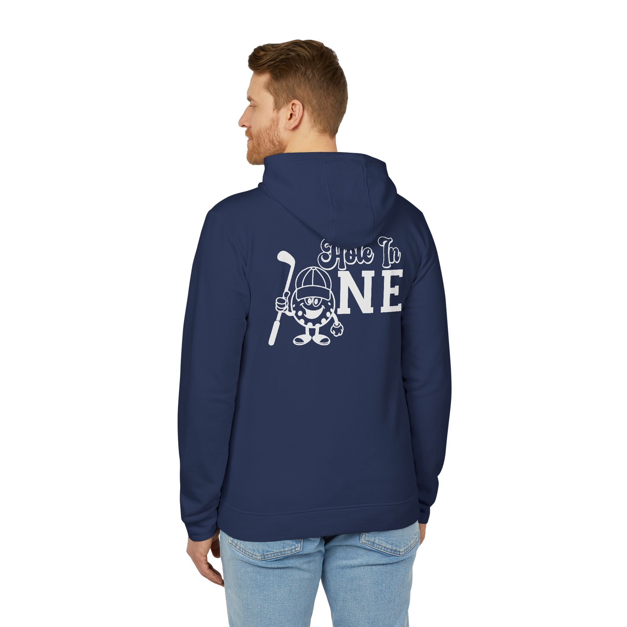 adidas Golf Hole In One Back Print Unisex Fleece Hoodie