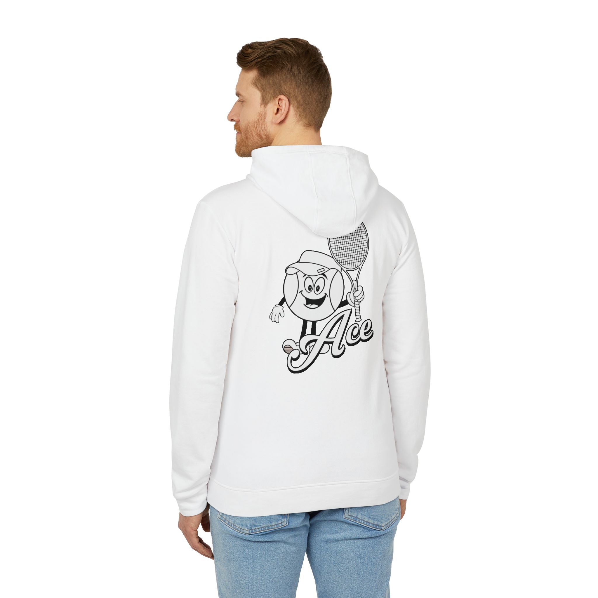 adidas Tennis Ace Back Print Unisex Hoodie