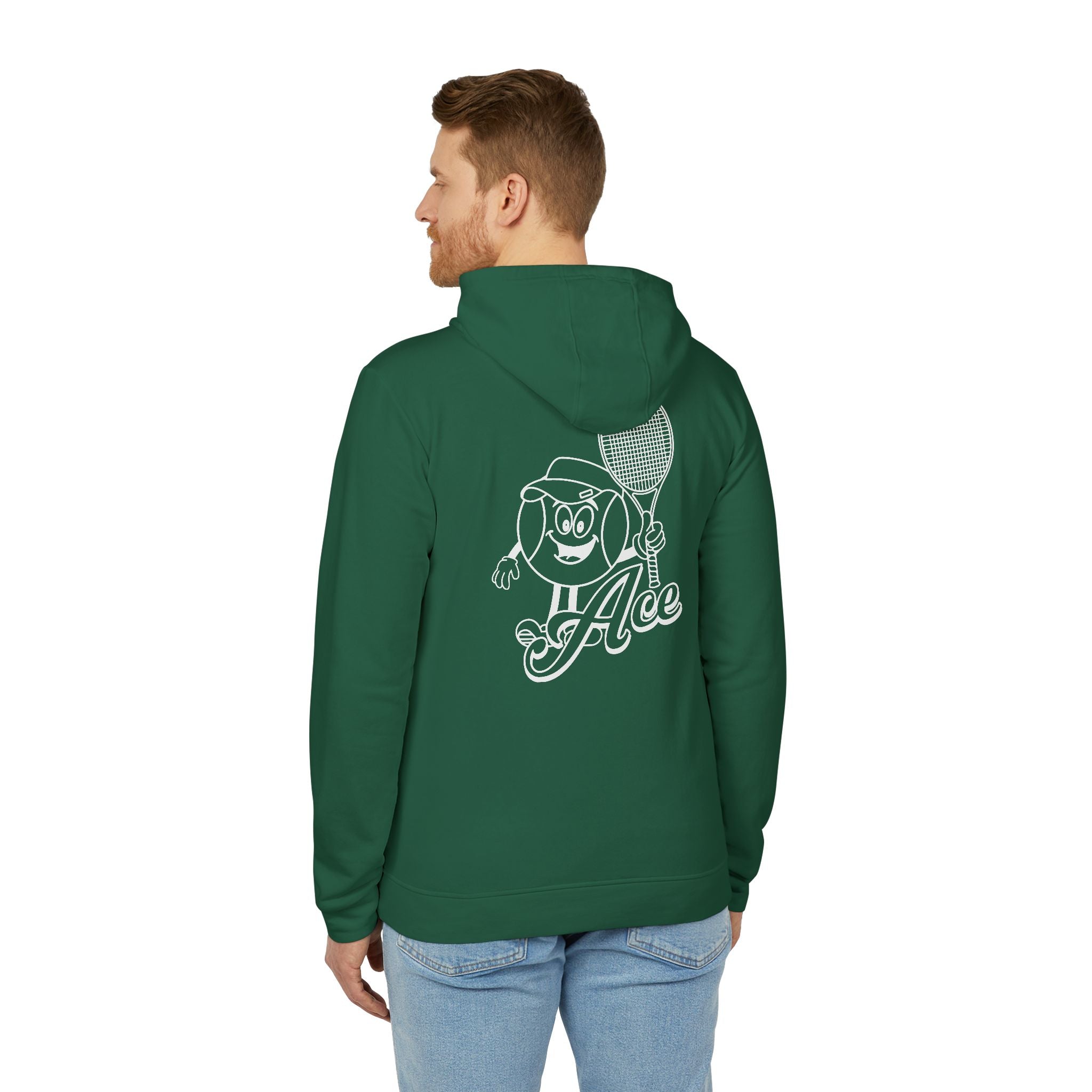 adidas Tennis Ace Back Print Unisex Hoodie