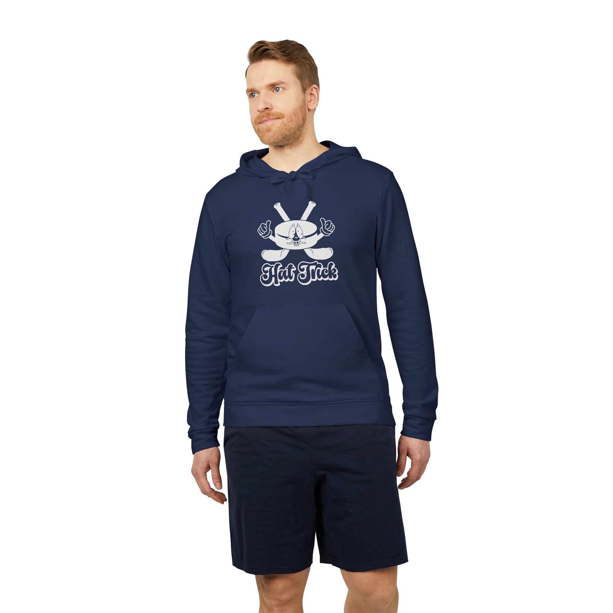 adidas Ice Hockey Hat Trick Unisex Fleece Hoodie