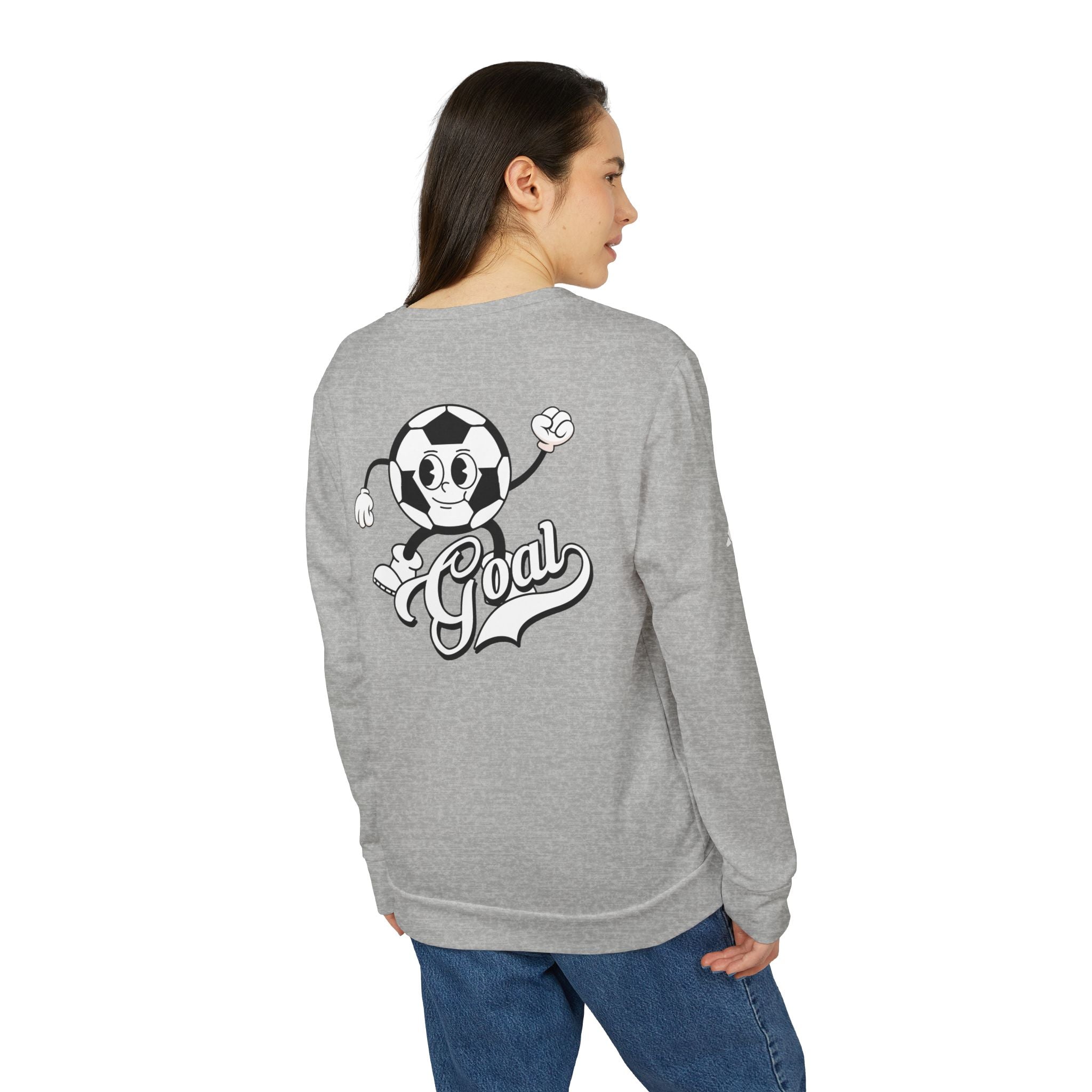 adidas Soccer Goal Back Print Unisex Sweatshirt