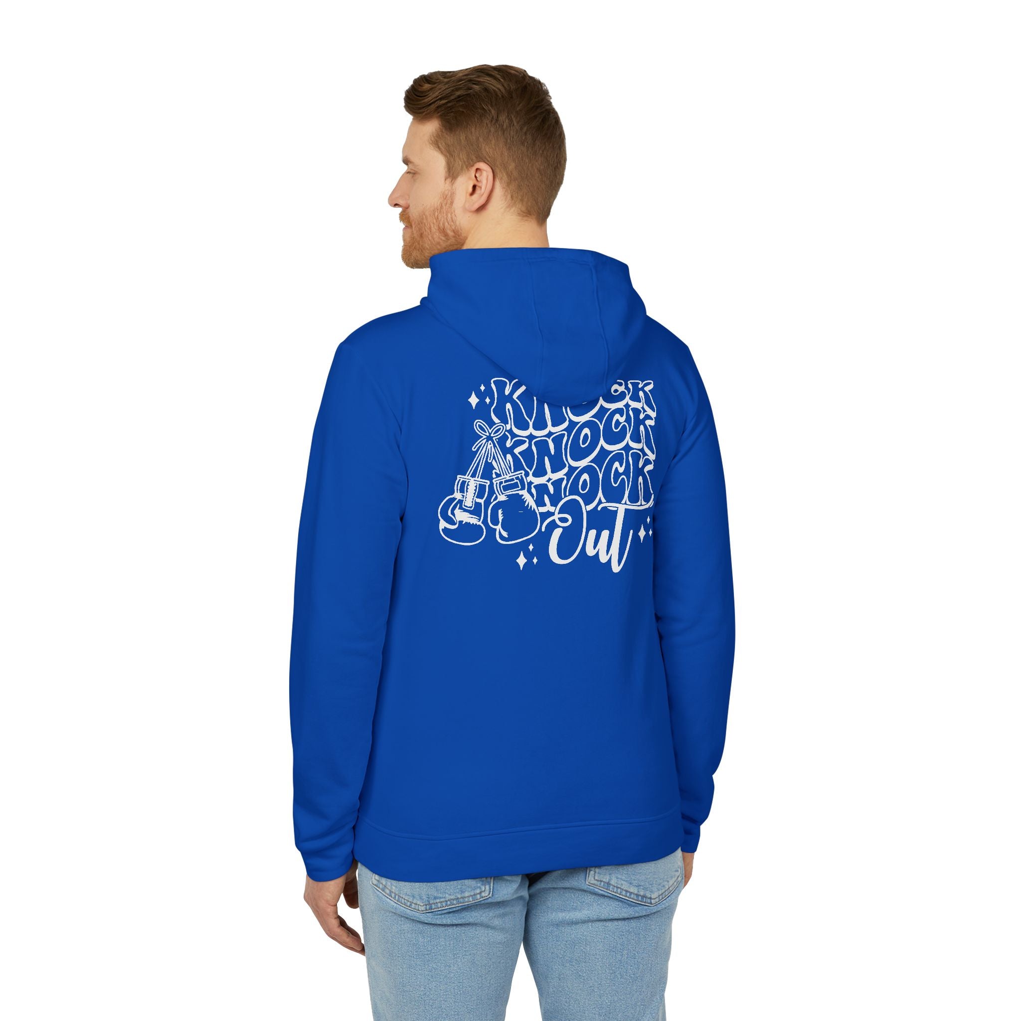 adidas Boxing Knockout Back Print Unisex Fleece Hoodie