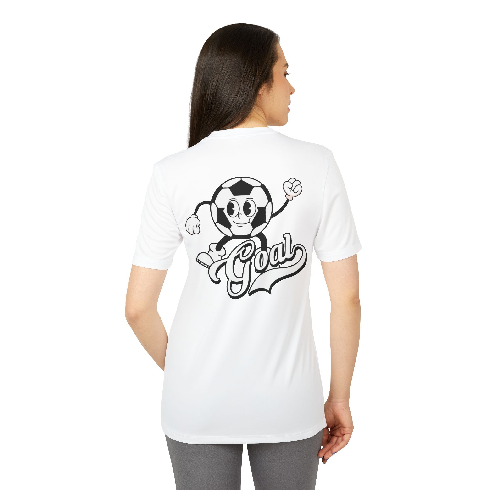 adidas Soccer Goal Back Print  Unisex Sport T-shirt