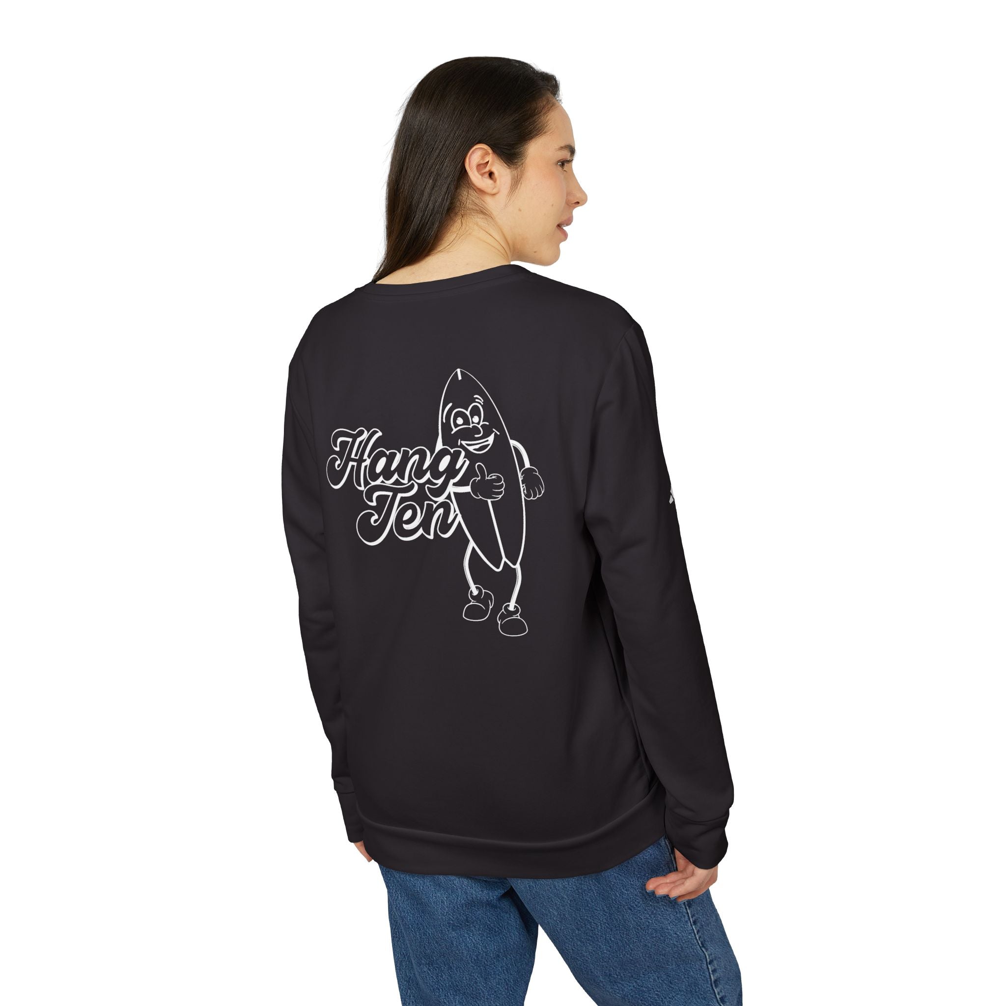 adidas Surfing Hang Ten Back Print Unisex Sweatshirt