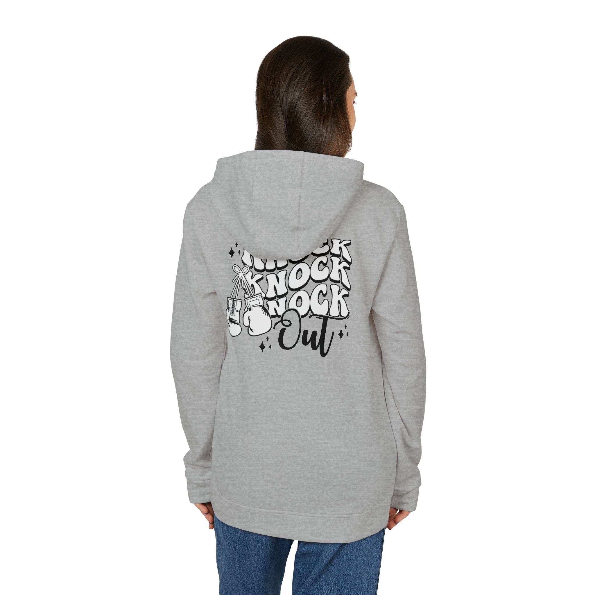 adidas Boxing Knockout Back Print Unisex Fleece Hoodie