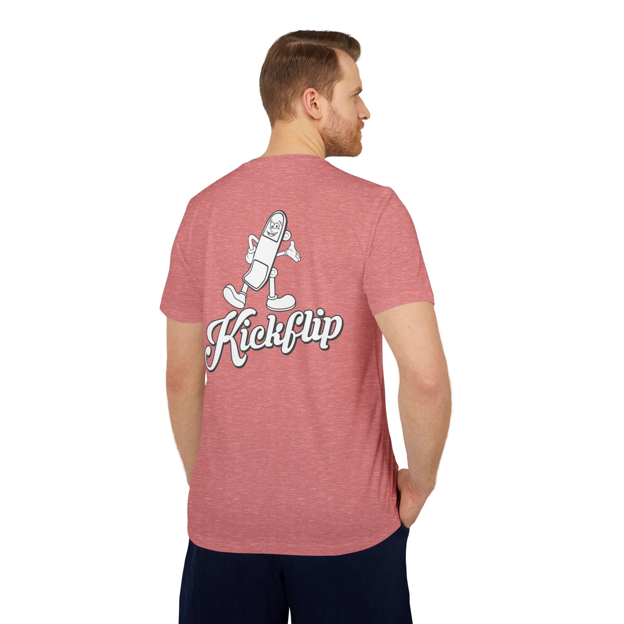 adidas Skateboarding Kick Flip Back Print Unisex Sport T-shirt