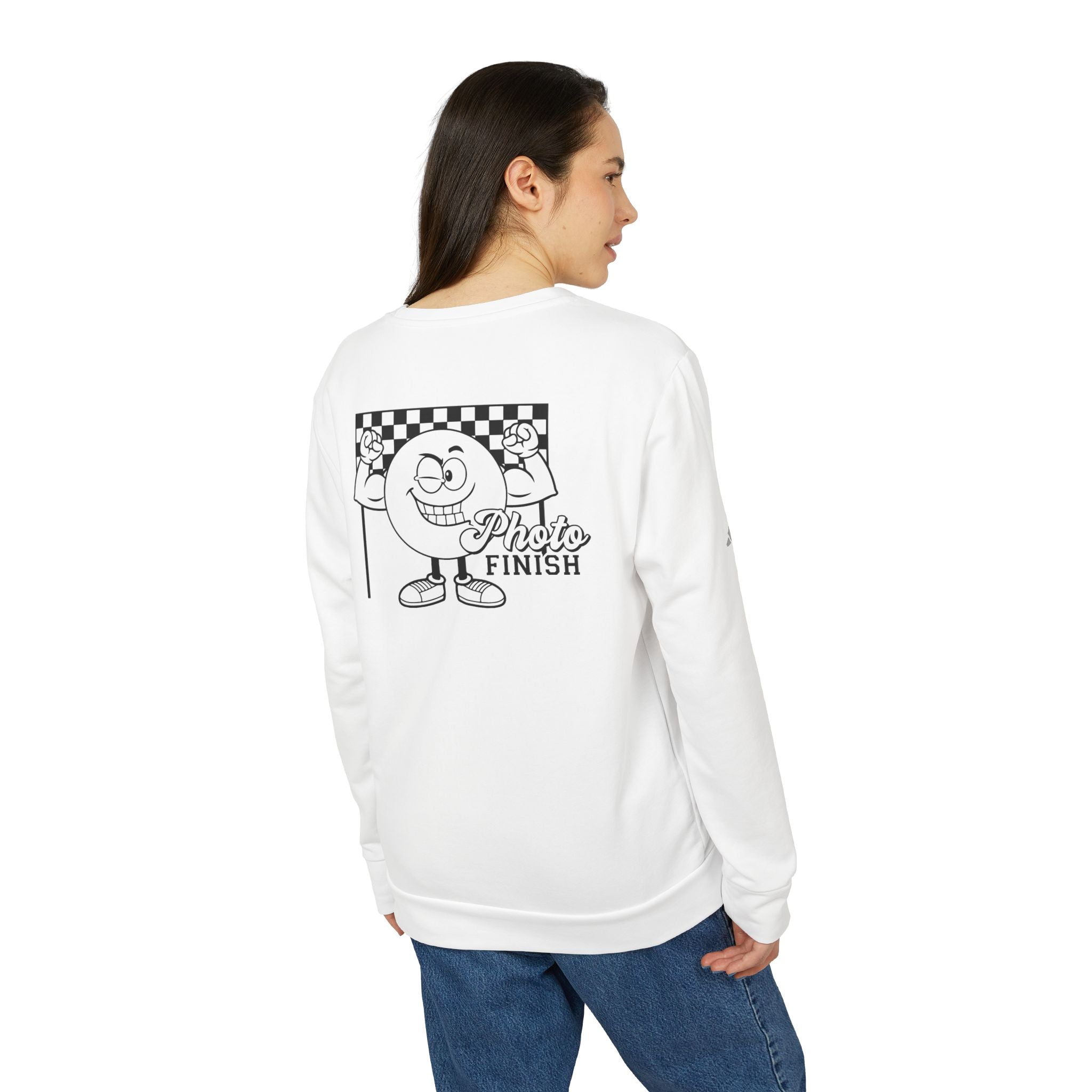 adidas Athletics Photo Finish Back Print Unisex Sweatshirt