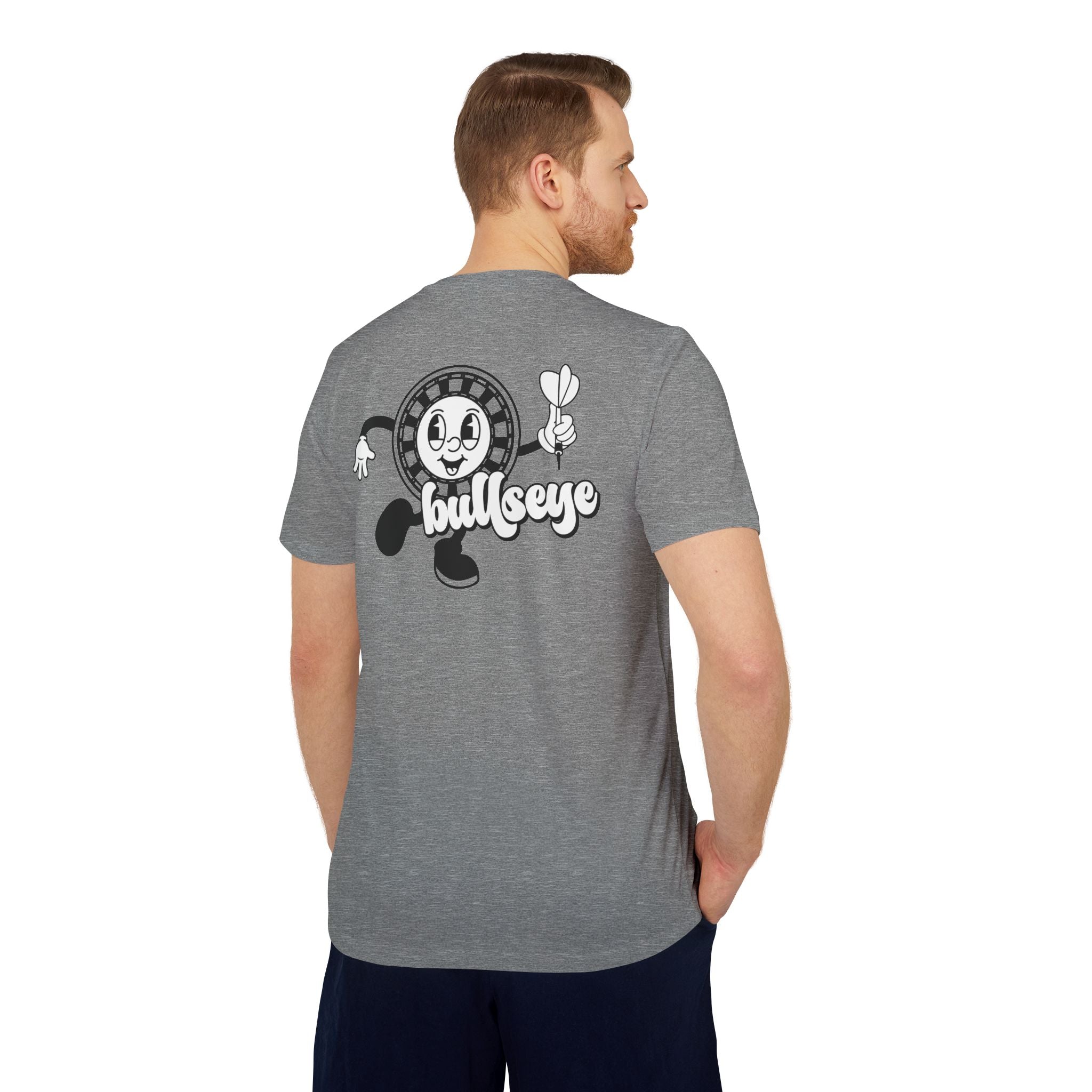 adidas Darts Bullseye Back Print Unisex Sport T-shirt