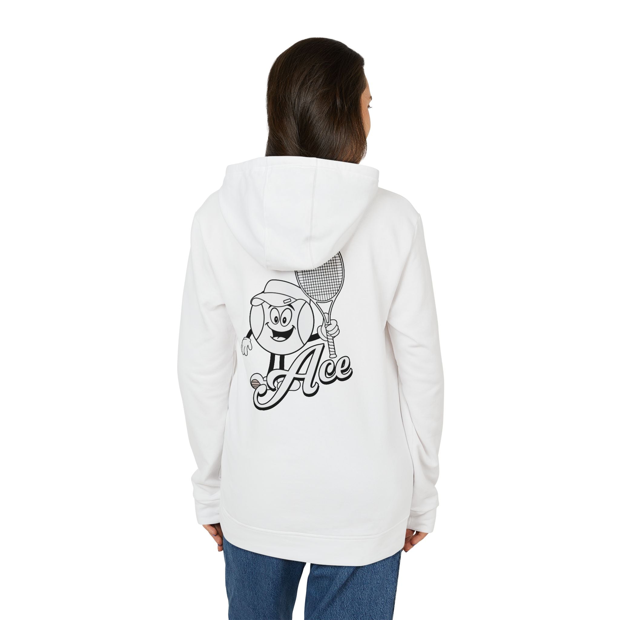 adidas Tennis Ace Back Print Unisex Hoodie